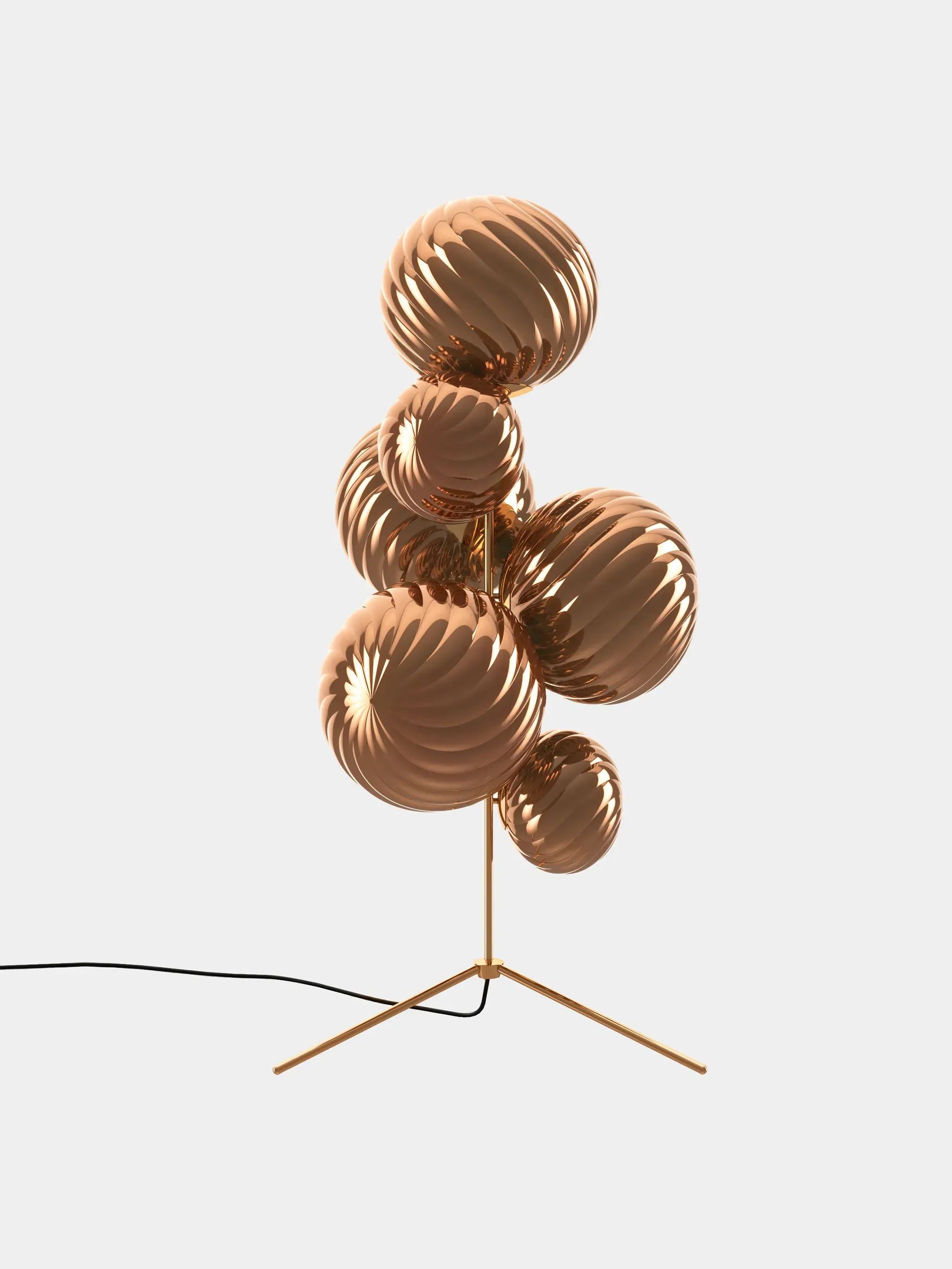 Whirl Floor Chandelier - Polycarbonate by Tom Dixon, image 2