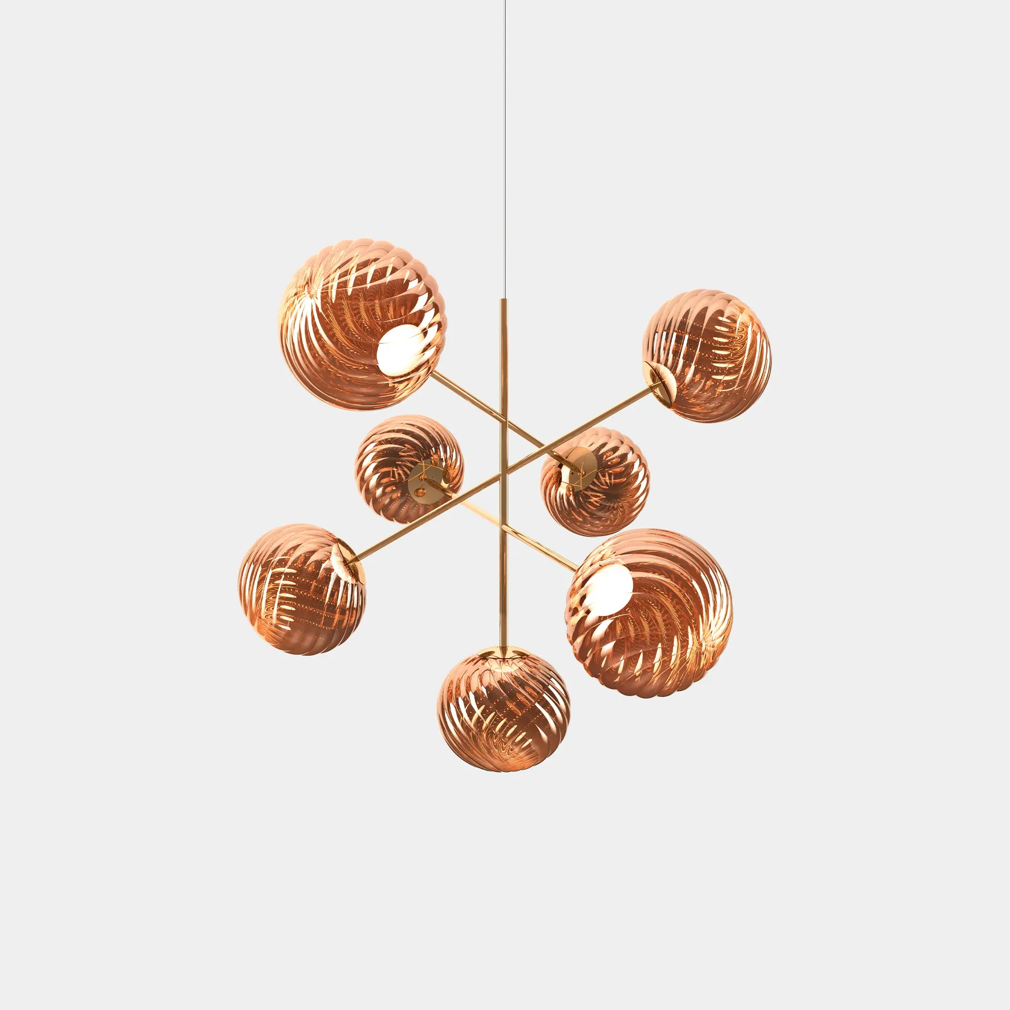 Whirl Large Chandelier - Polycarbonate by Tom Dixon