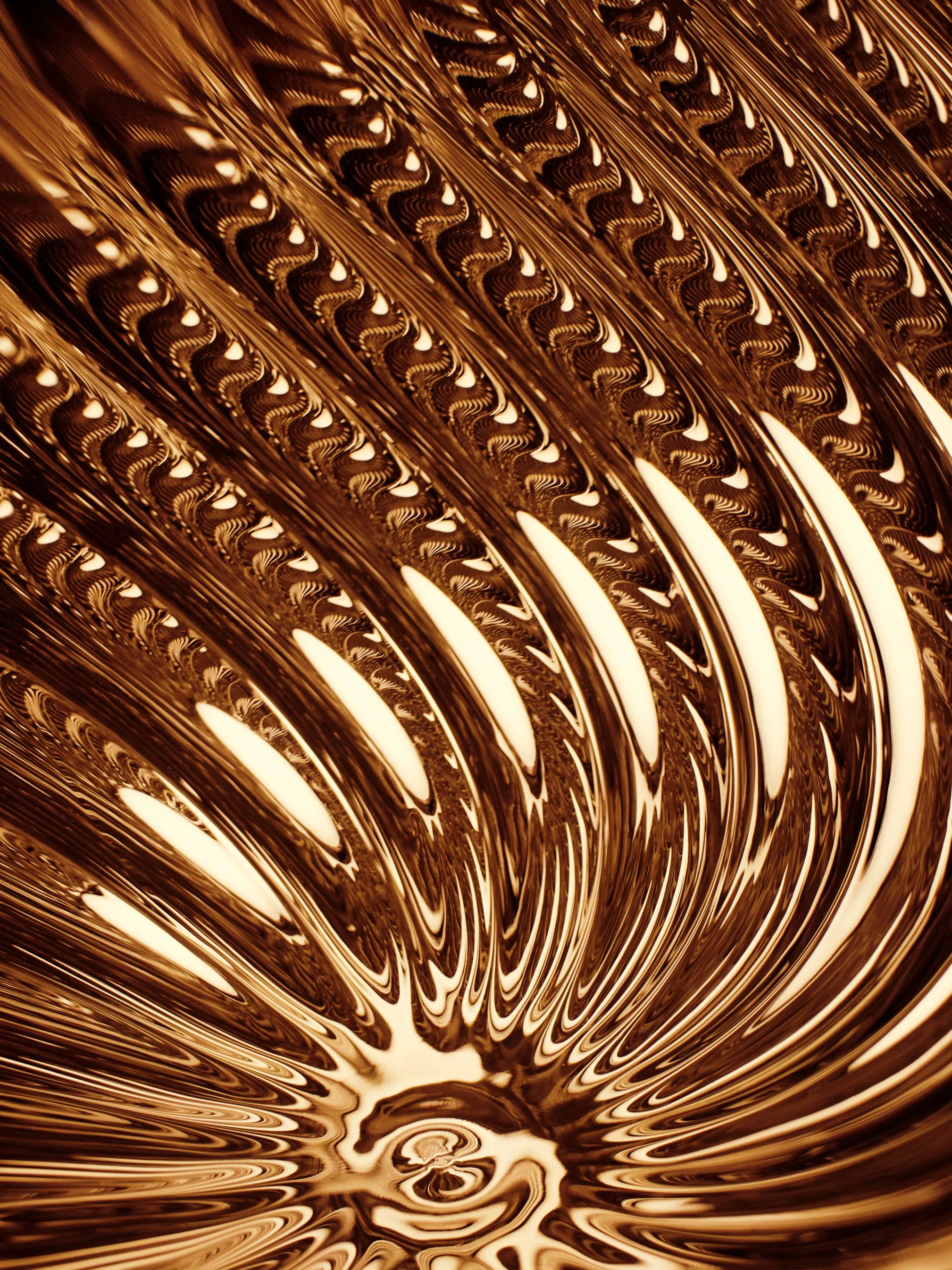 Whirl Medium Pendant - Gold, Polycarbonate product