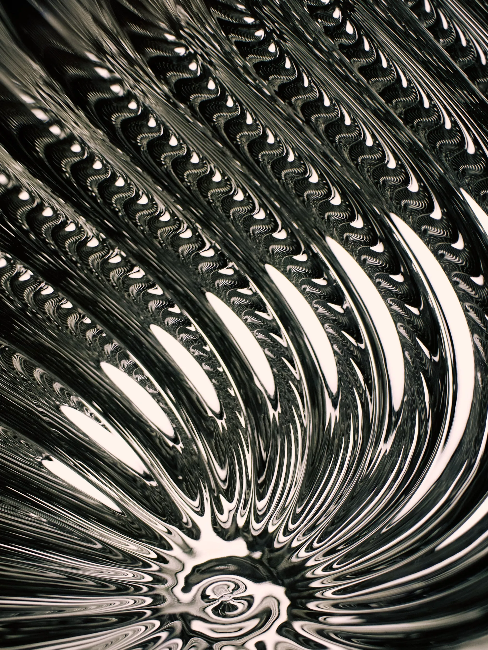 Whirl Medium Pendant Light - Silver, Polycarbonate product