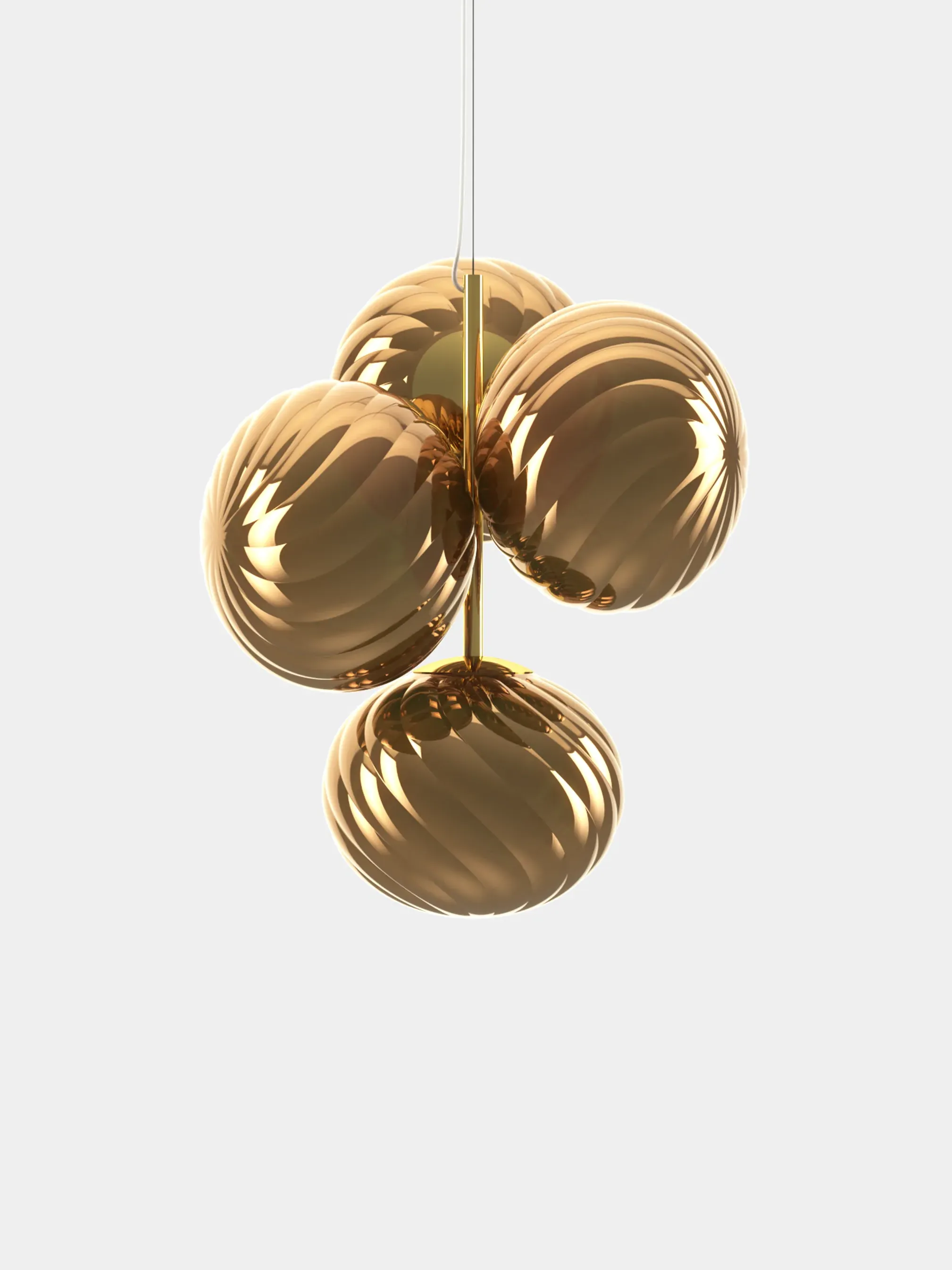 Whirl Mini Chandelier - Polycarbonate by Tom Dixon, alternate view