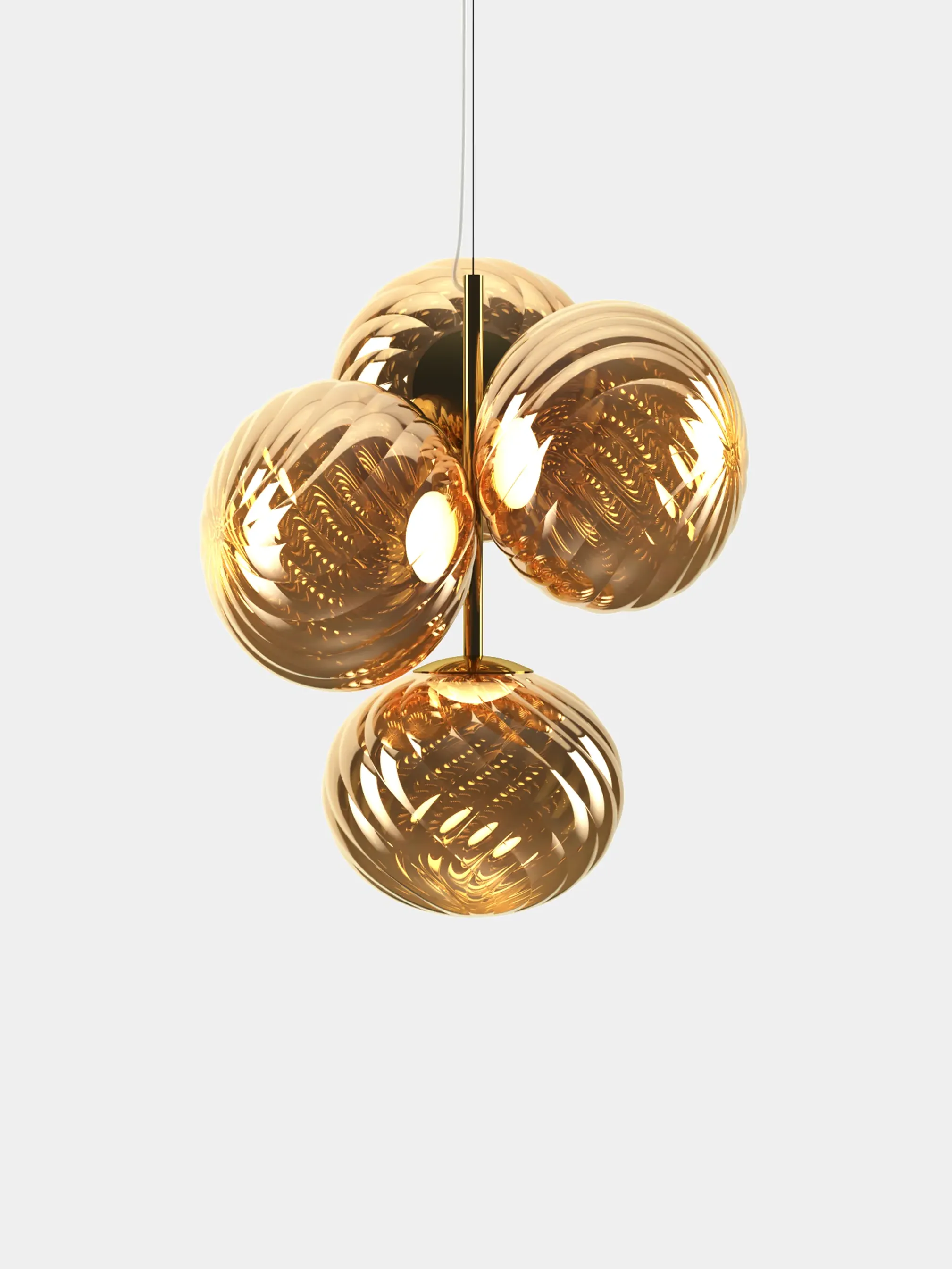 Whirl Mini Chandelier - Polycarbonate by Tom Dixon