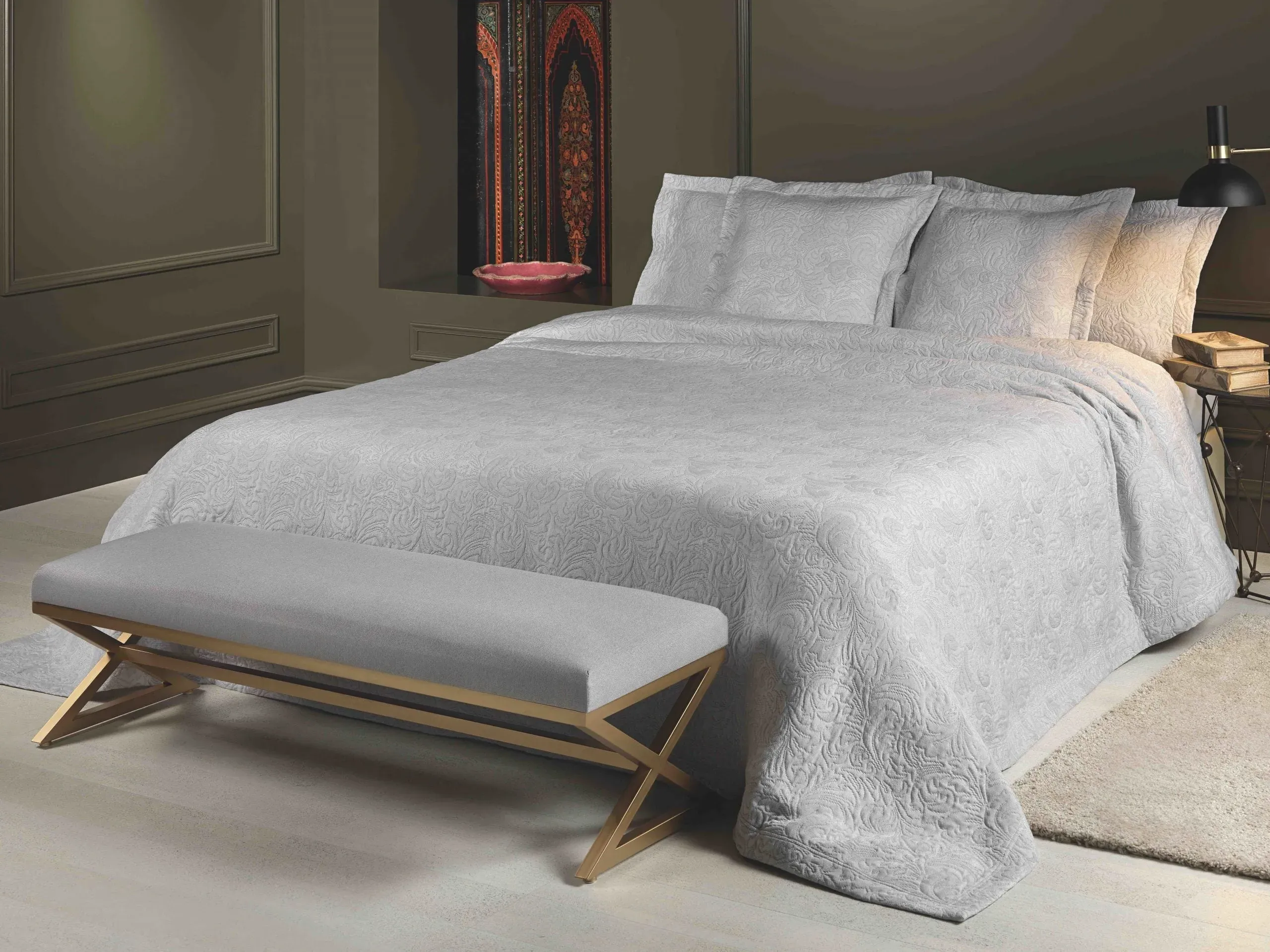 Forest Matelassé Bedspread - Cotton Blend product