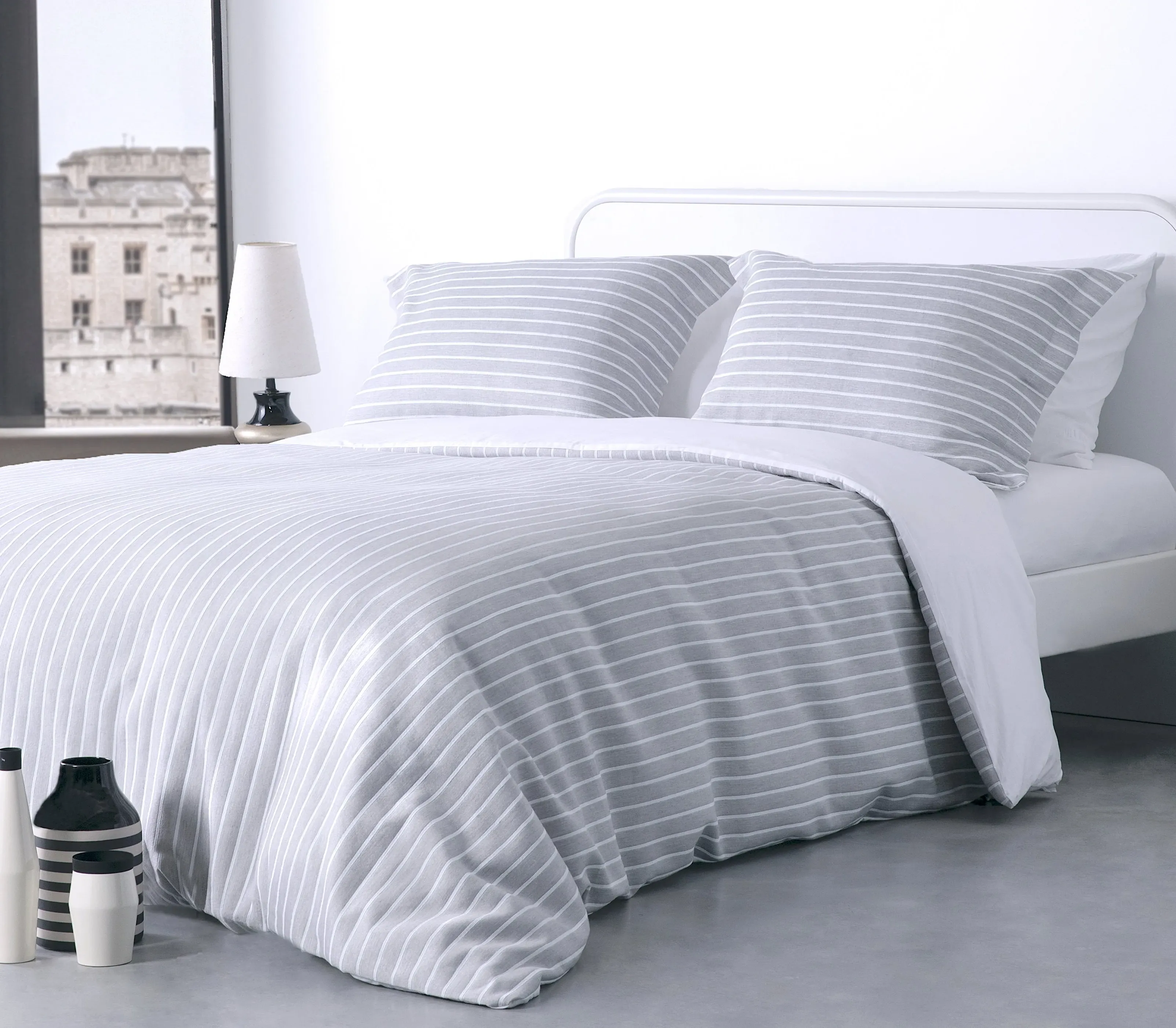 Stripes Duvet Cover Set - Cotton Jacquard product