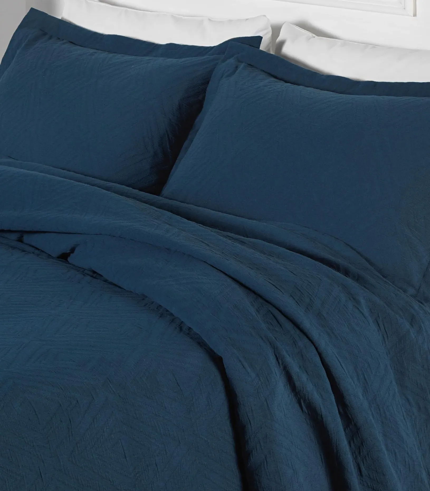 Padstow Bedspread Diamond Pattern - Cotton product