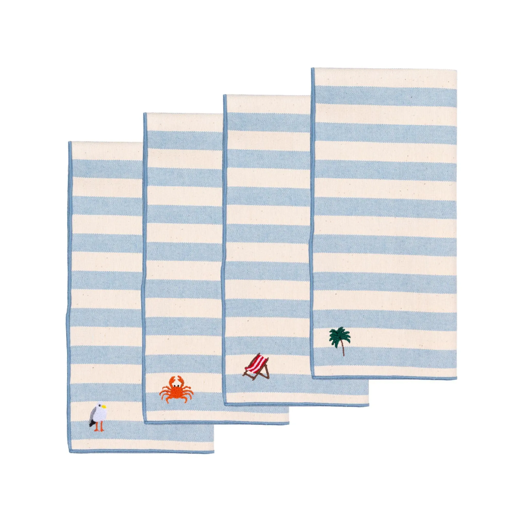 Barra Embroidered Cotton Table Linen Set product