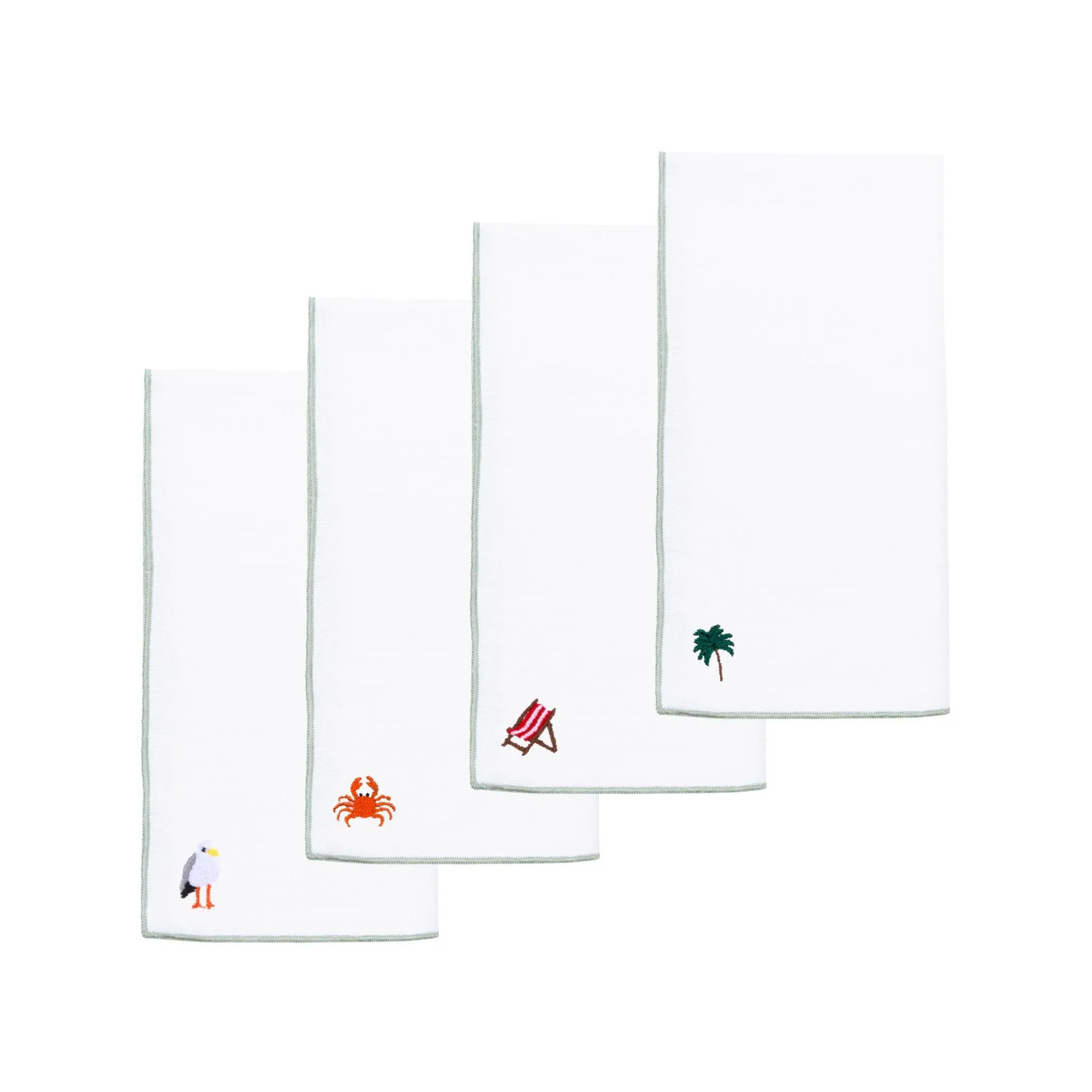 Nazaré Embroidered Table Linen Set - White, Cotton product