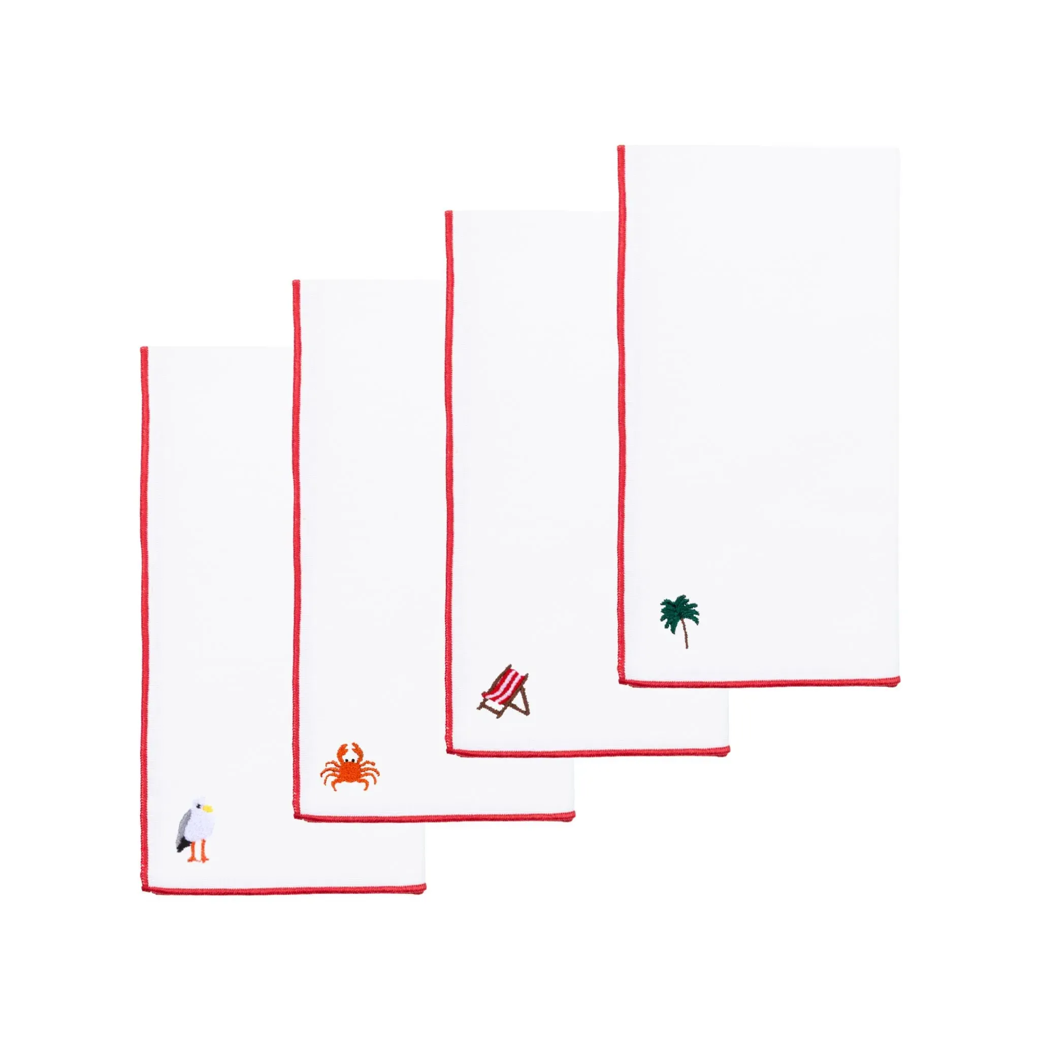 Nazaré Embroidered Table Linen Set - White, Cotton product