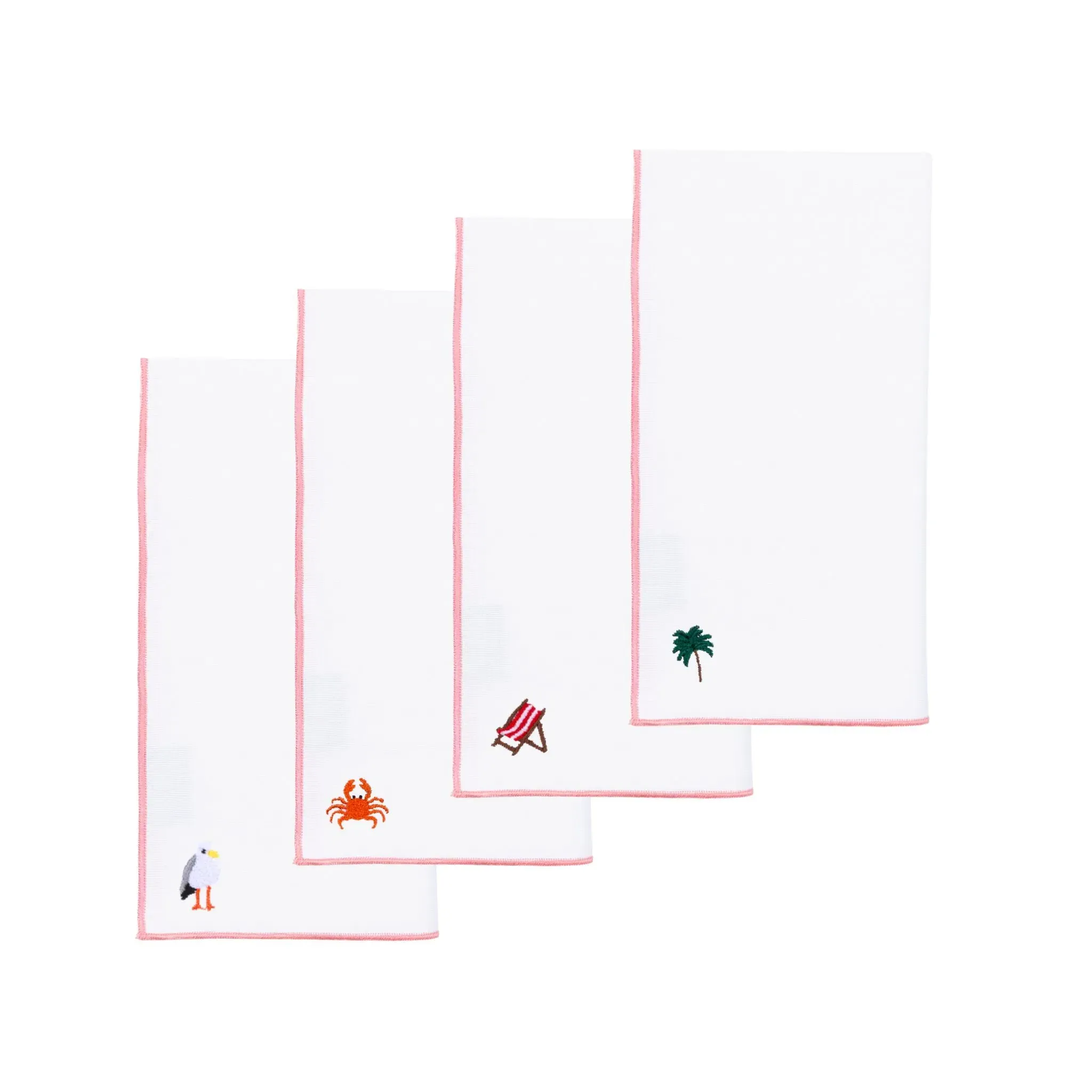 Nazaré Embroidered Cotton Table Linen - White product
