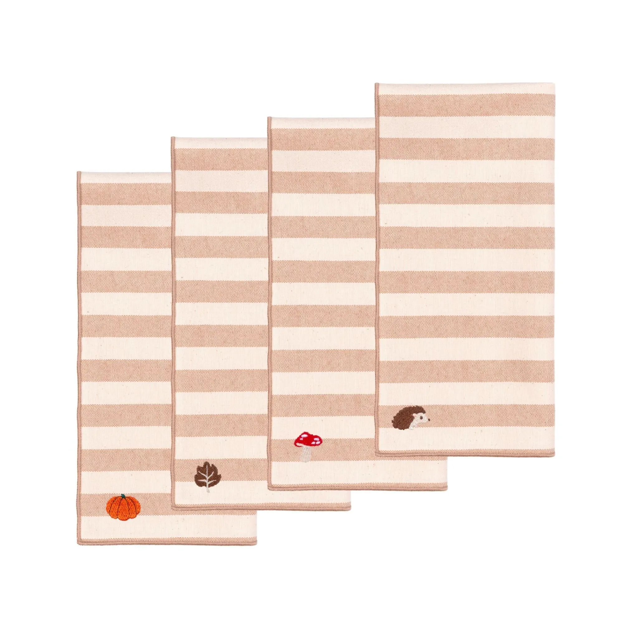 Barra Embroidered Autumn Motif Table Linen - Cotton product