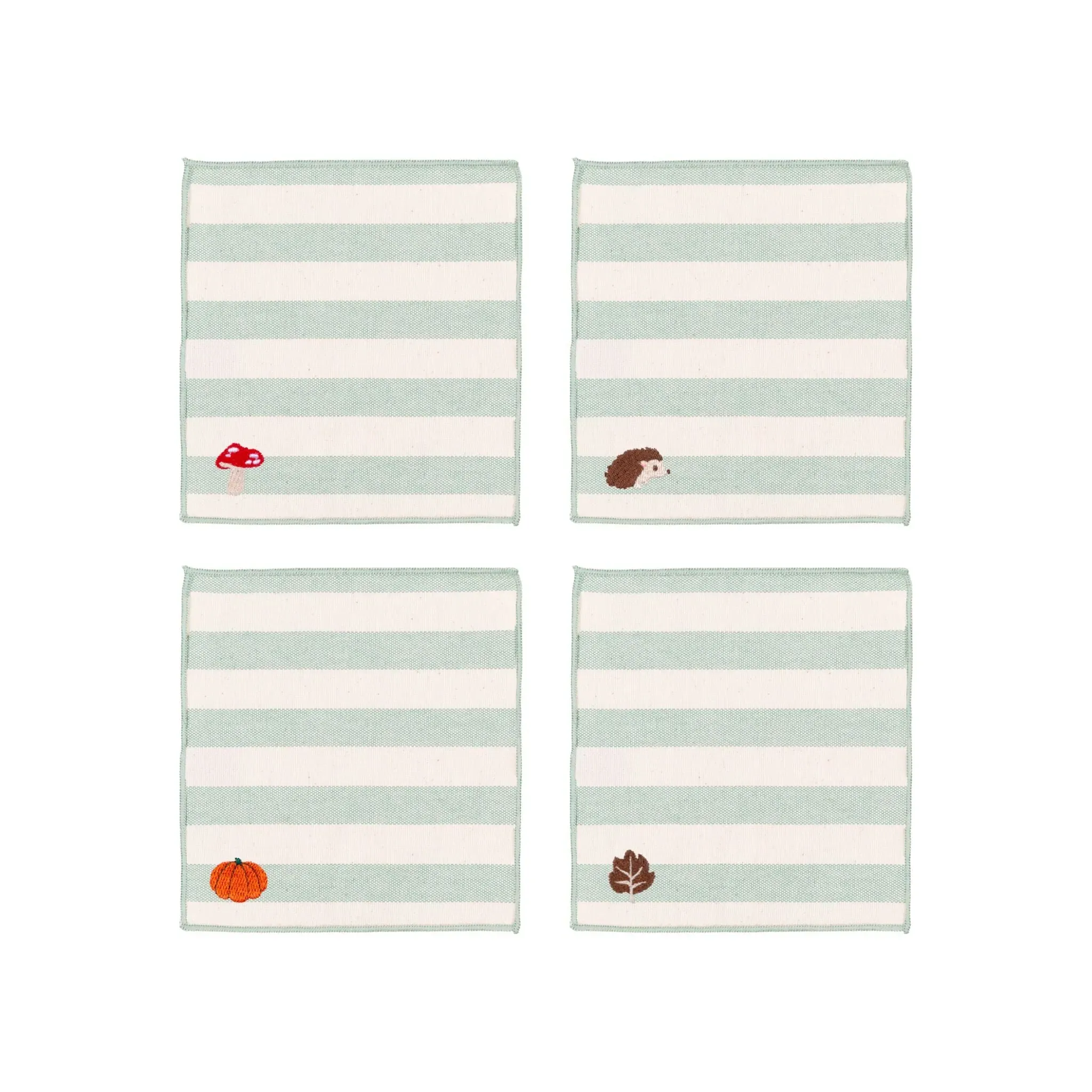 Barra Embroidered Autumn Motif Table Linen - Cotton product
