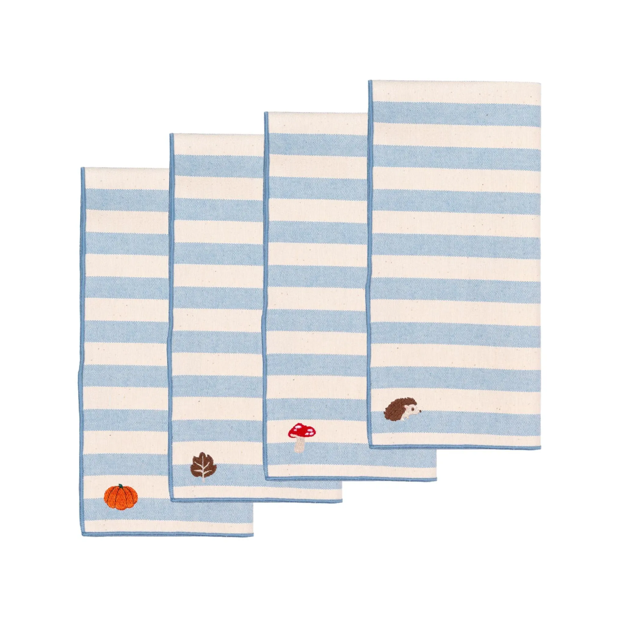 Barra Embroidered Autumn Motif Table Linen - Cotton product
