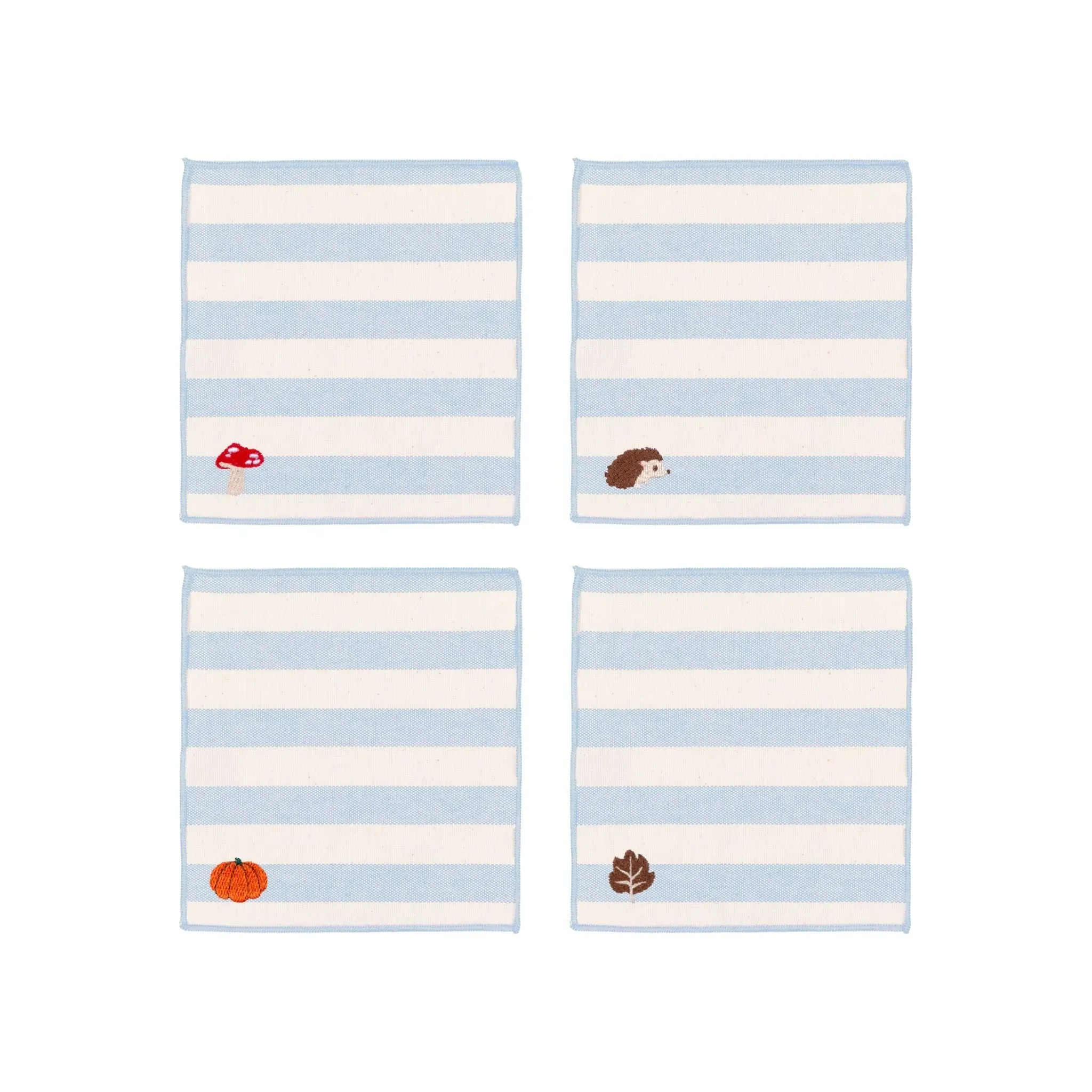 Barra Embroidered Autumn Motif Cotton Table Linen product
