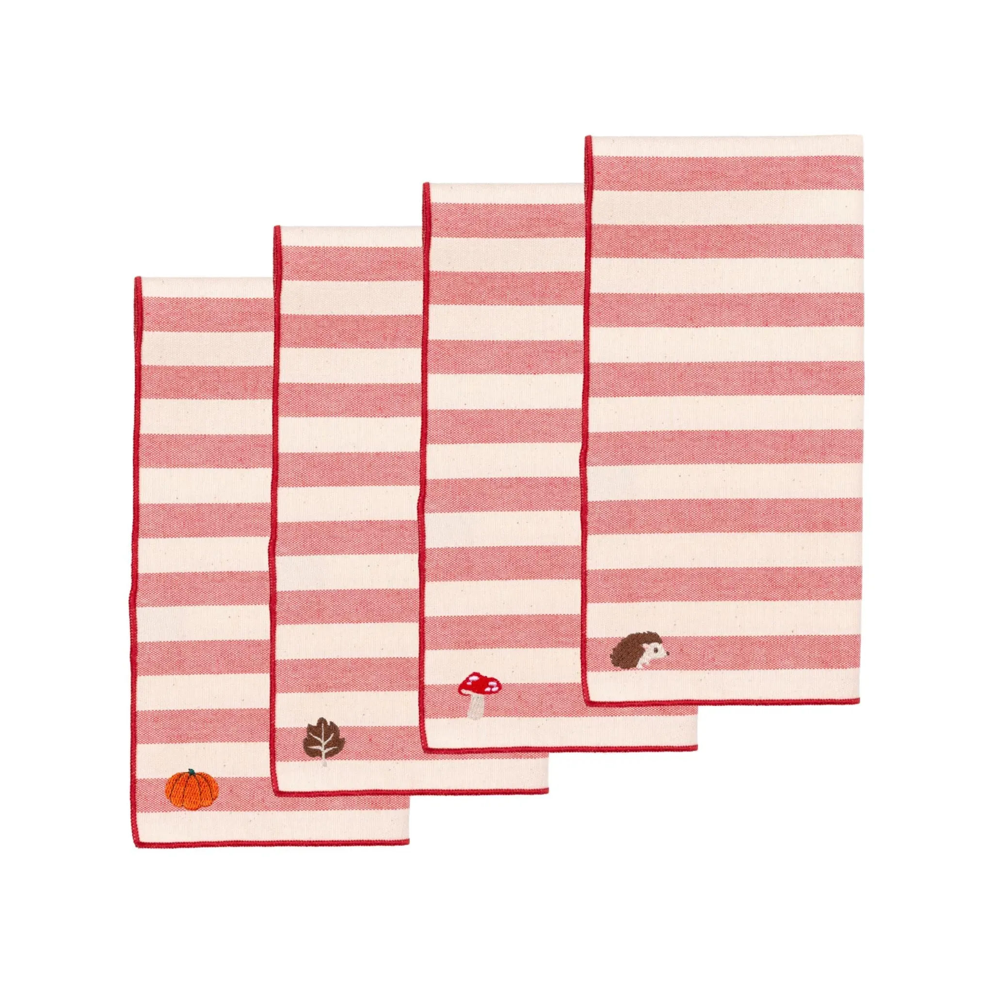 Barra Embroidered Autumn Motif Table Linen - Cotton product