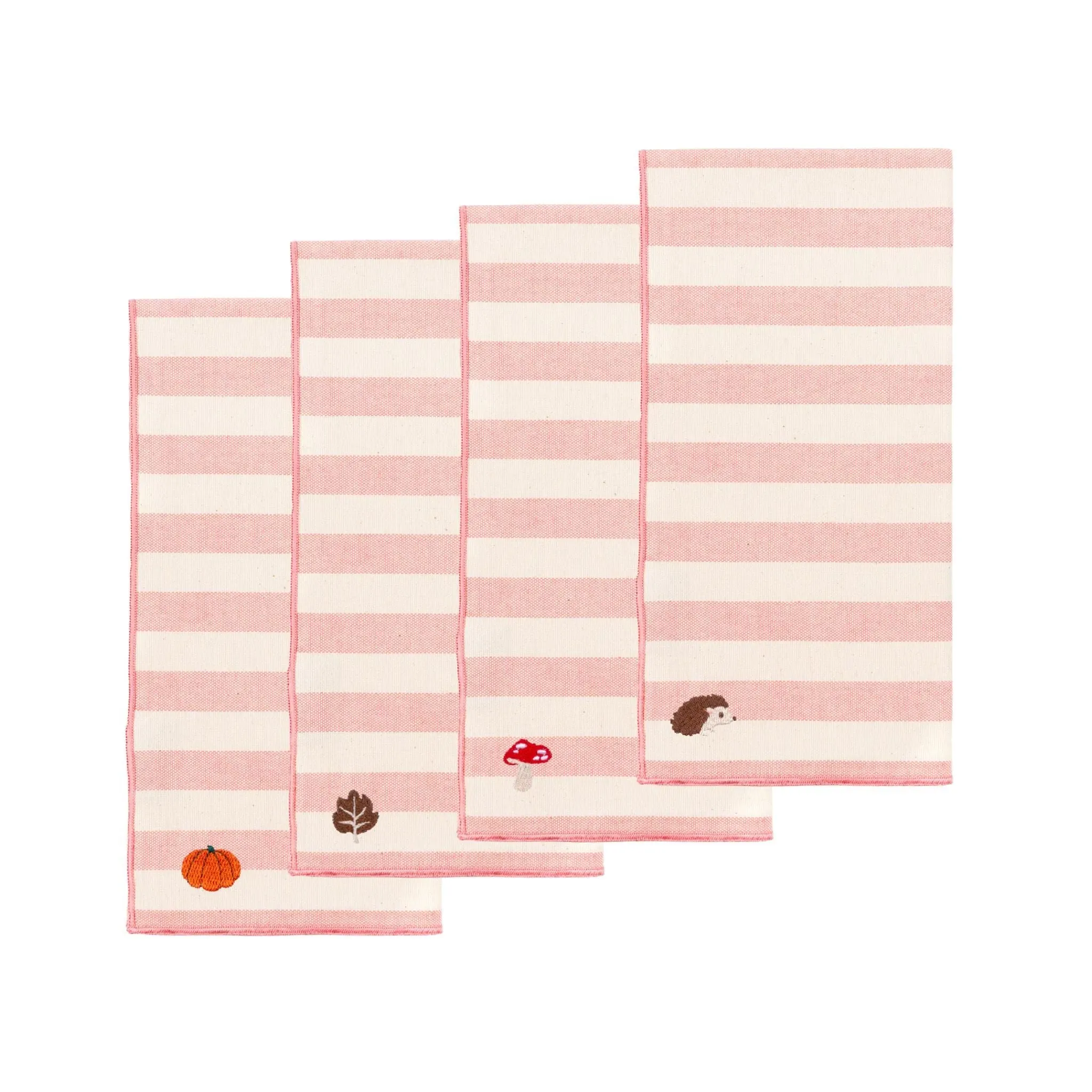 Barra Embroidered Autumn Motifs Cotton Table Linen product