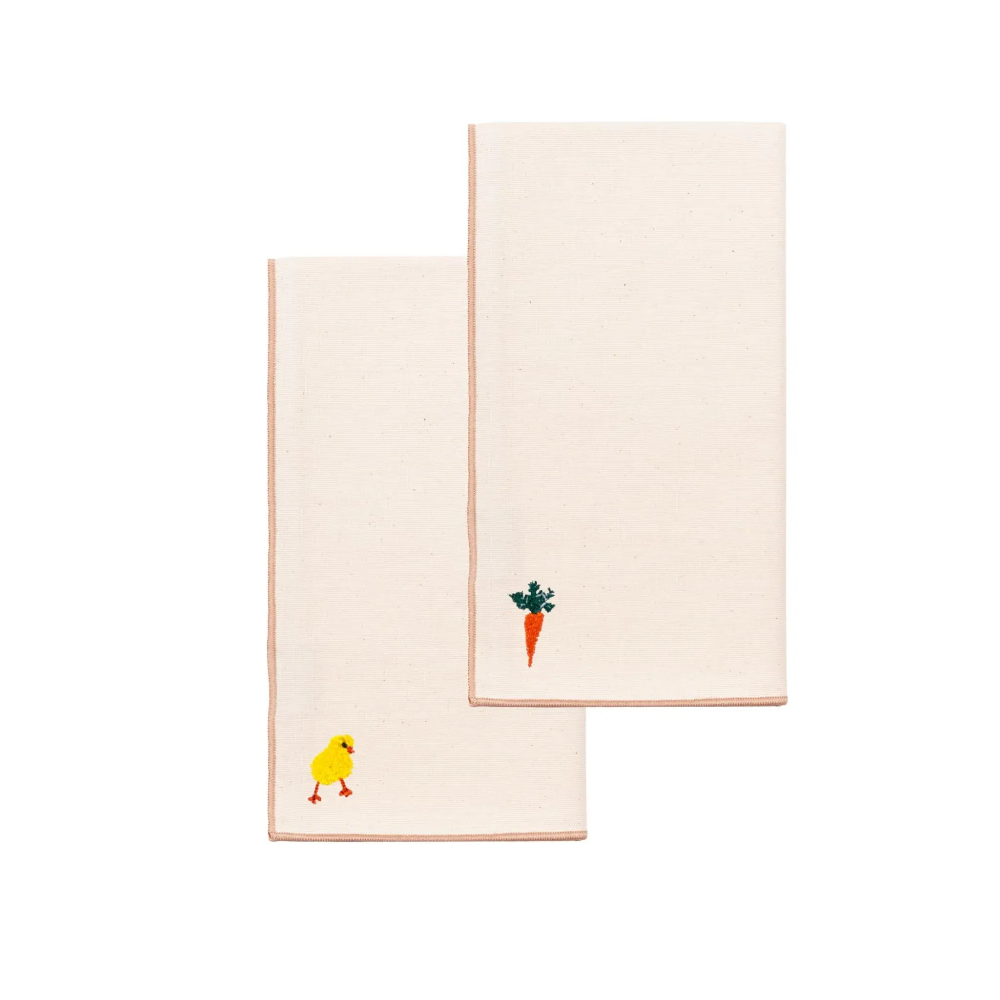 Nazaré Easter Embroidered Napkin - Ecru, Cotton product