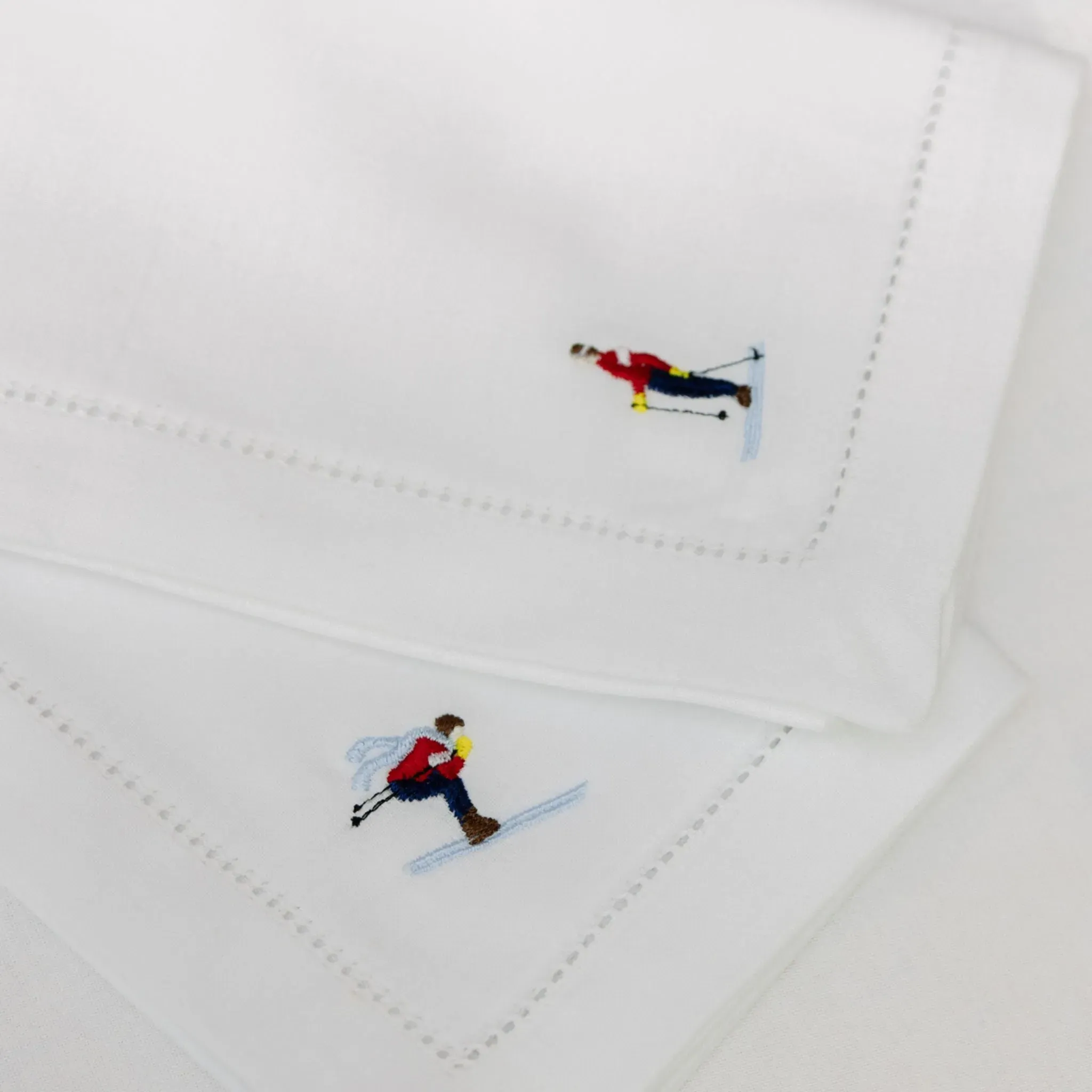 Mafra Cotton Table Linen with Embroidered Retro Sports Motifs product