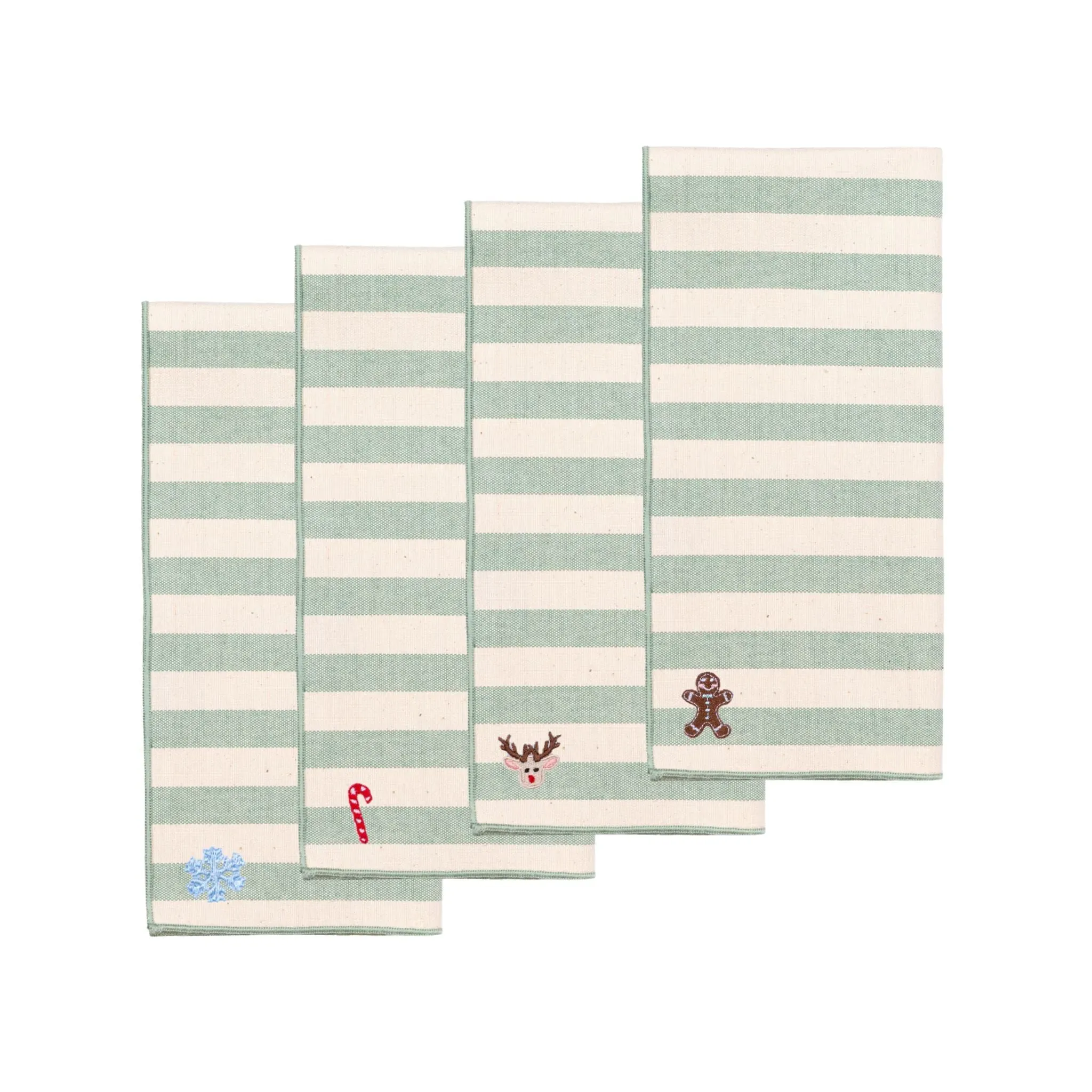 Barra Christmas Embroidered Table Linen - Cotton product