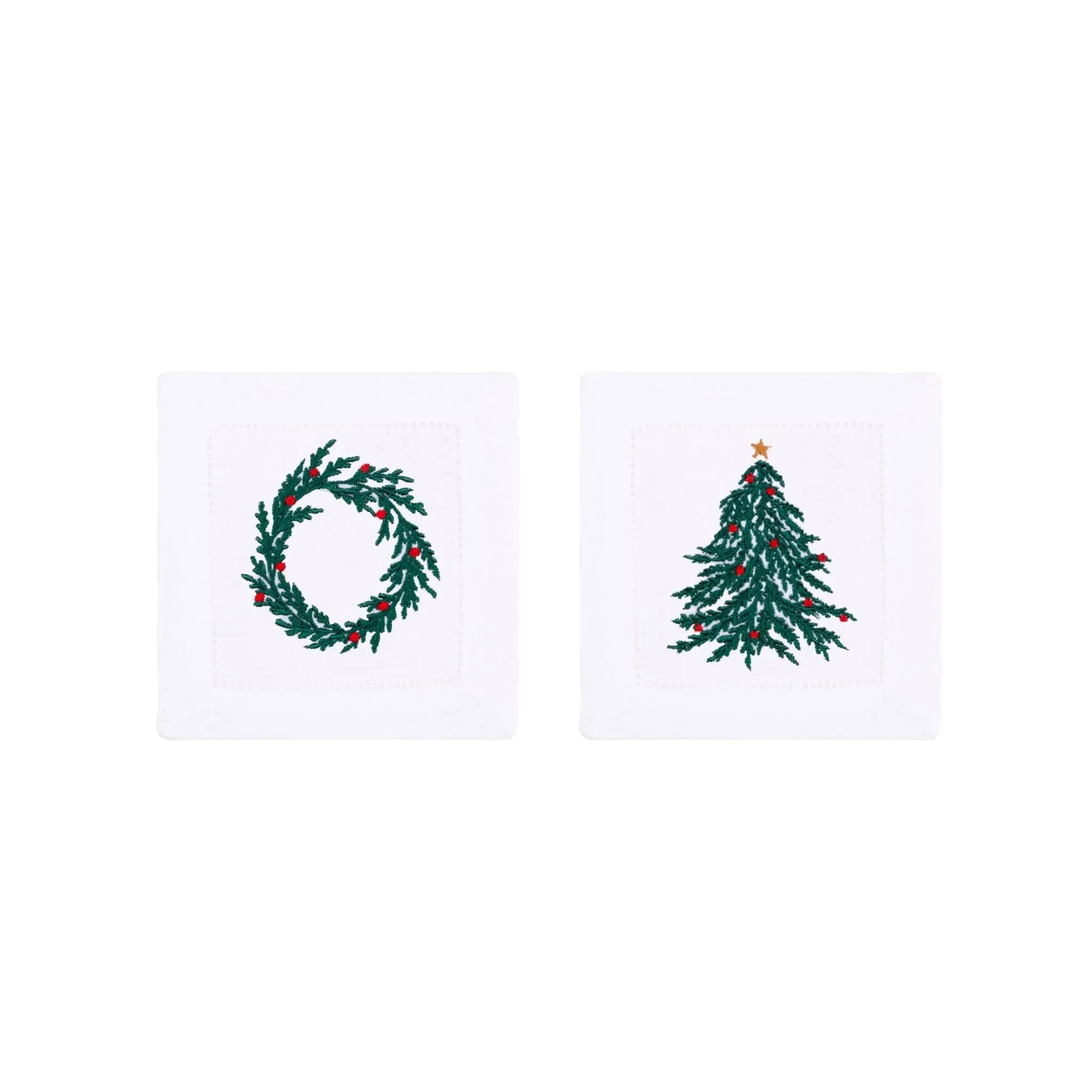 Mafra Christmas Embroidered Table Linens - Linen product