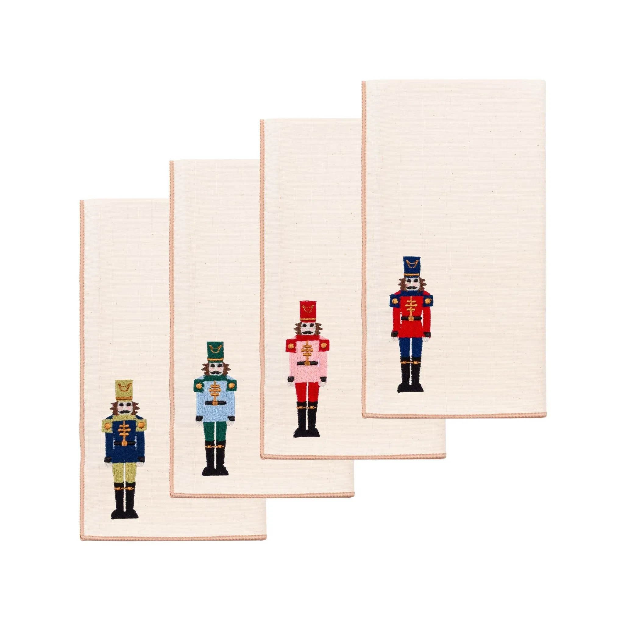 Nazaré Embroidered Nutcracker Table Linen - Ecru, Cotton product
