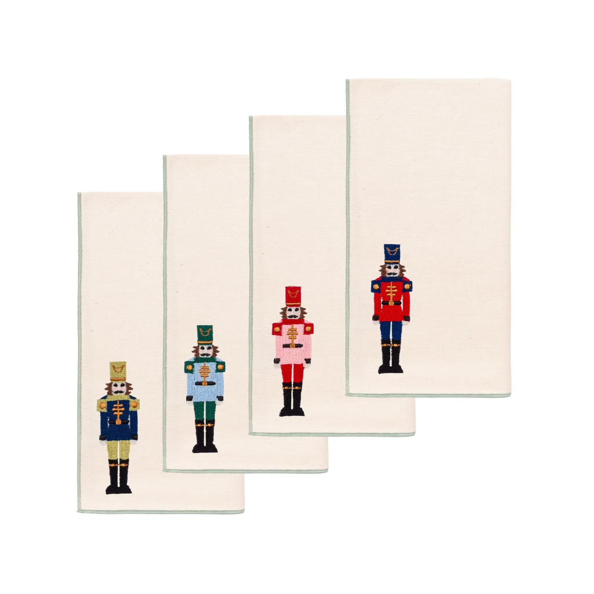 Nazaré Nutcracker Embroidered Table Linen - Ecru, Cotton product
