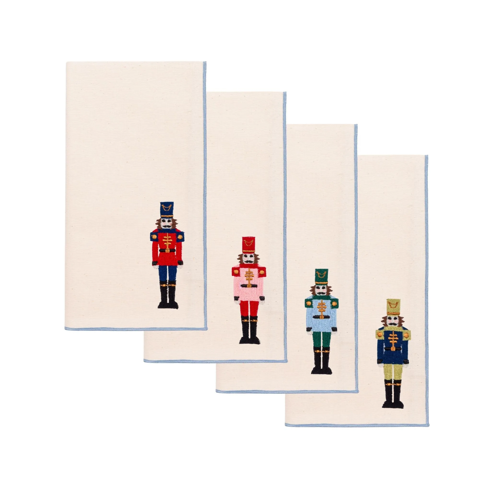 Nazaré Embroidered Nutcracker Table Linen - Ecru, Cotton product