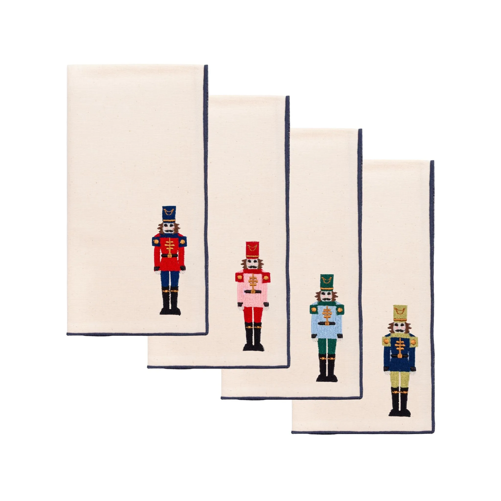 Nazaré Embroidered Nutcracker Table Linen - Ecru, Cotton product