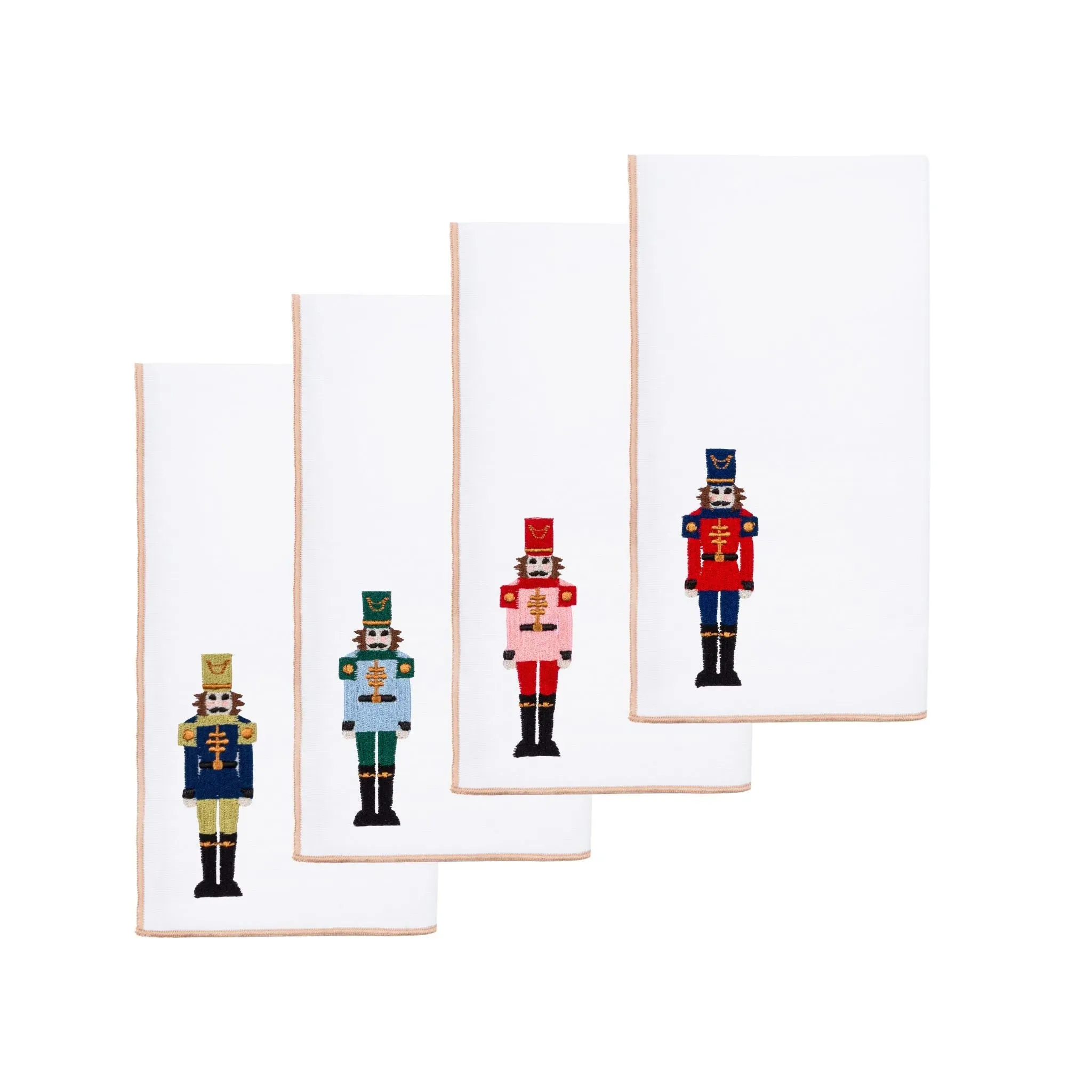 Nazaré Nutcracker Embroidered Table Linen - White, Cotton product