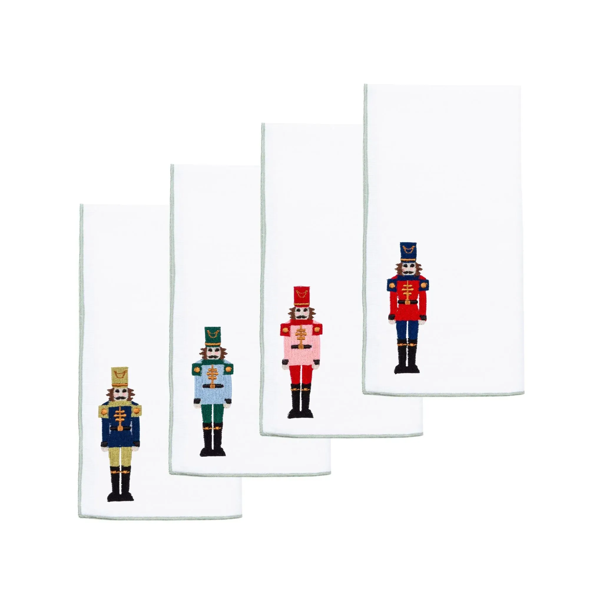 Nazaré Embroidered Nutcracker Table Linen - White, Cotton product