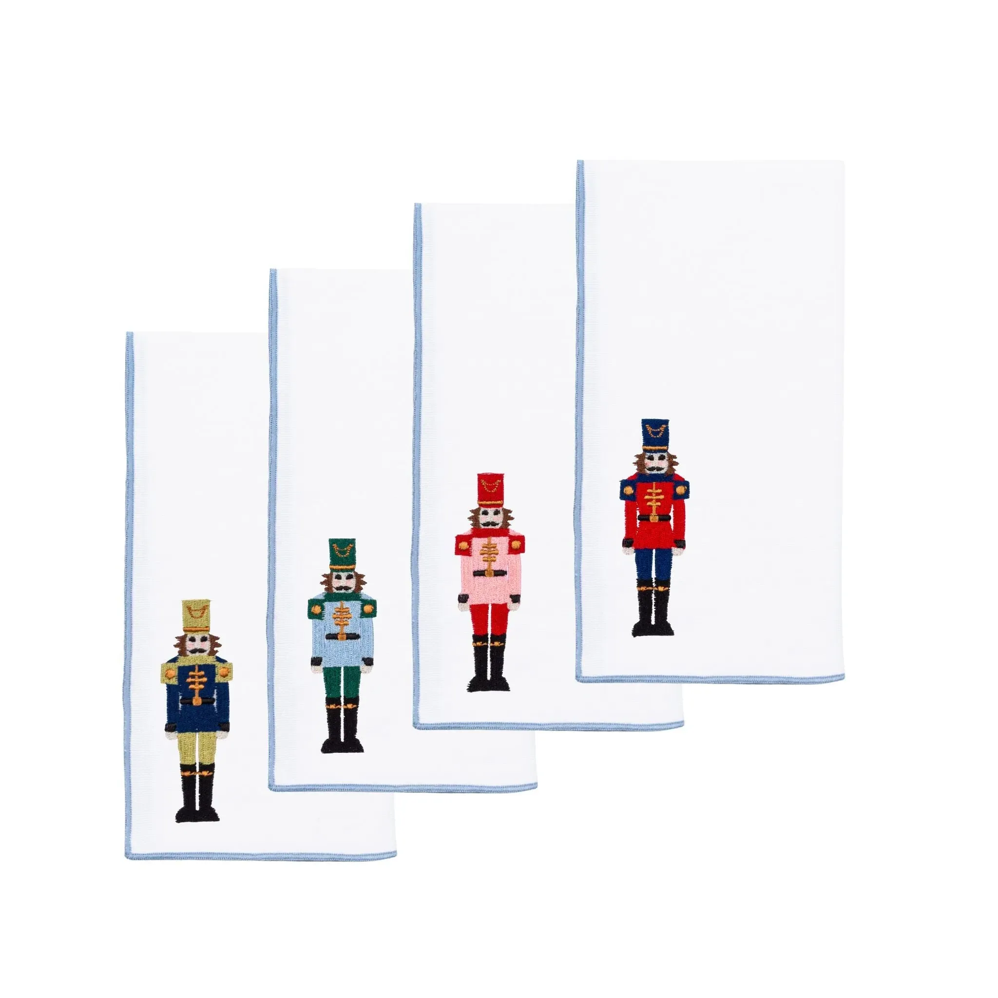 Nazaré Nutcracker Embroidered Table Linen - White, Cotton product