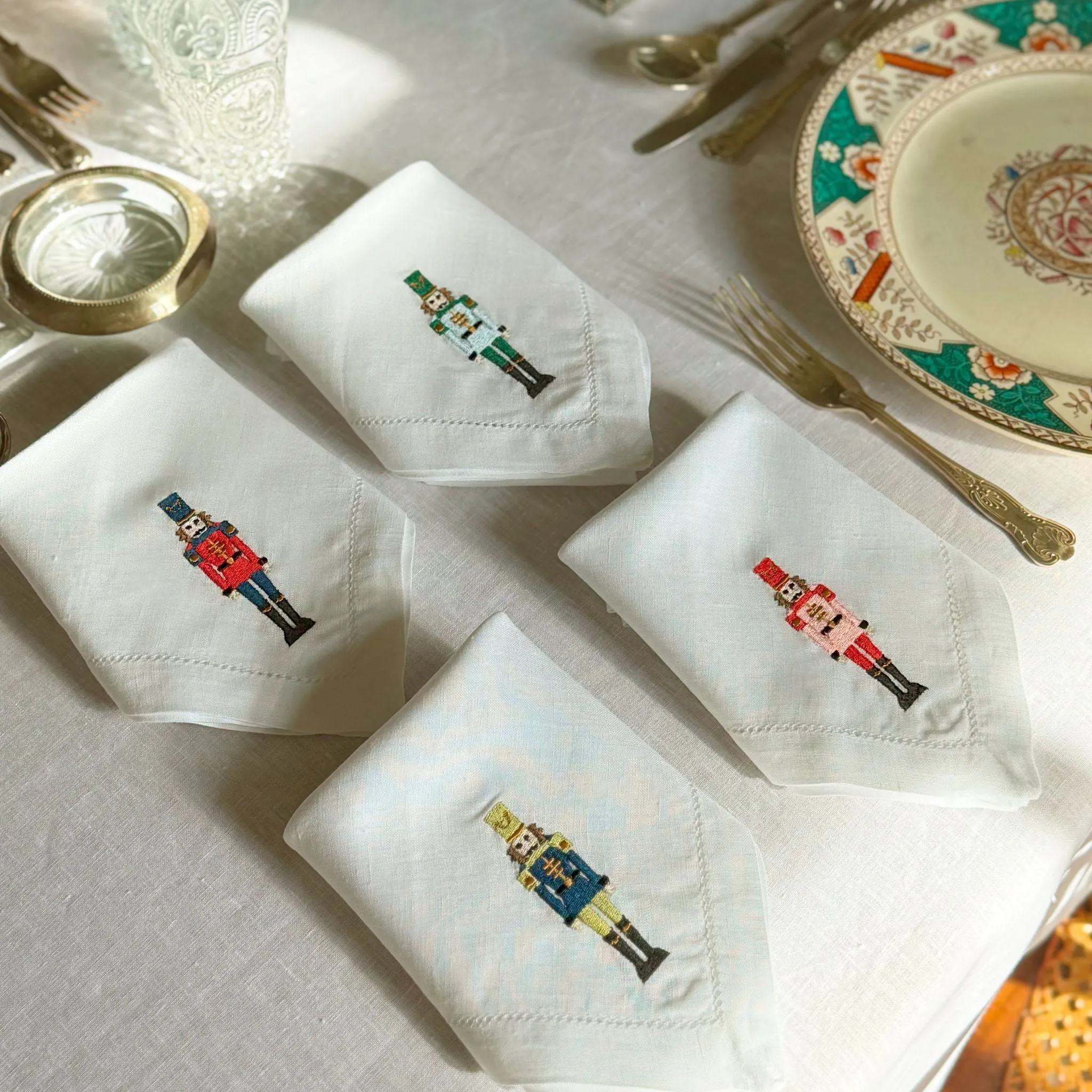 Mafra Nutcracker Embroidered Table Linen - Cotton product