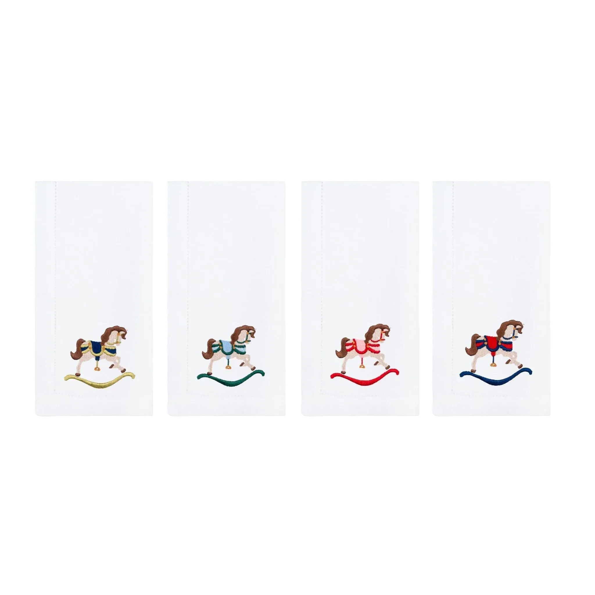 Mafra Embroidered Rocking Horse Table Linens - Linen product