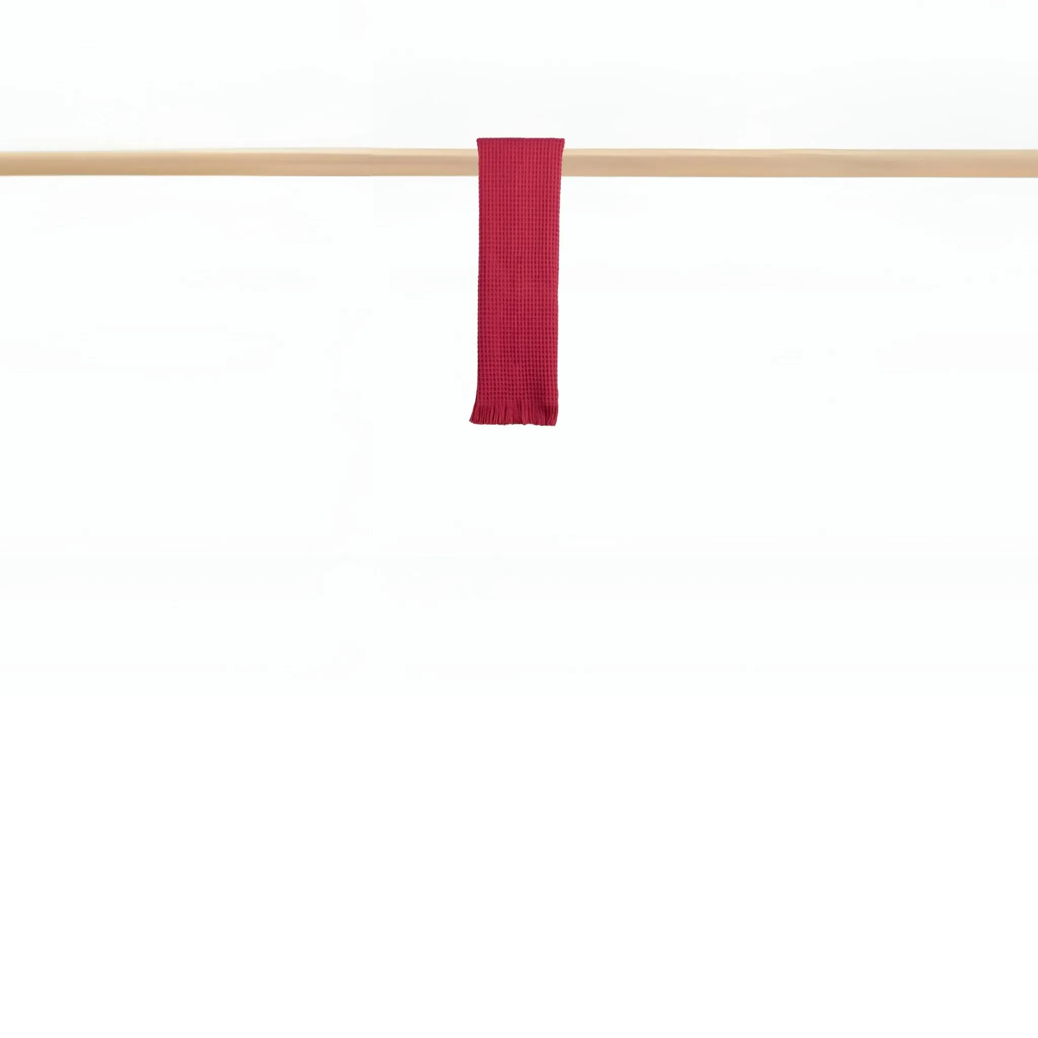 Santana Honeycomb Cotton Towel - Cherry product