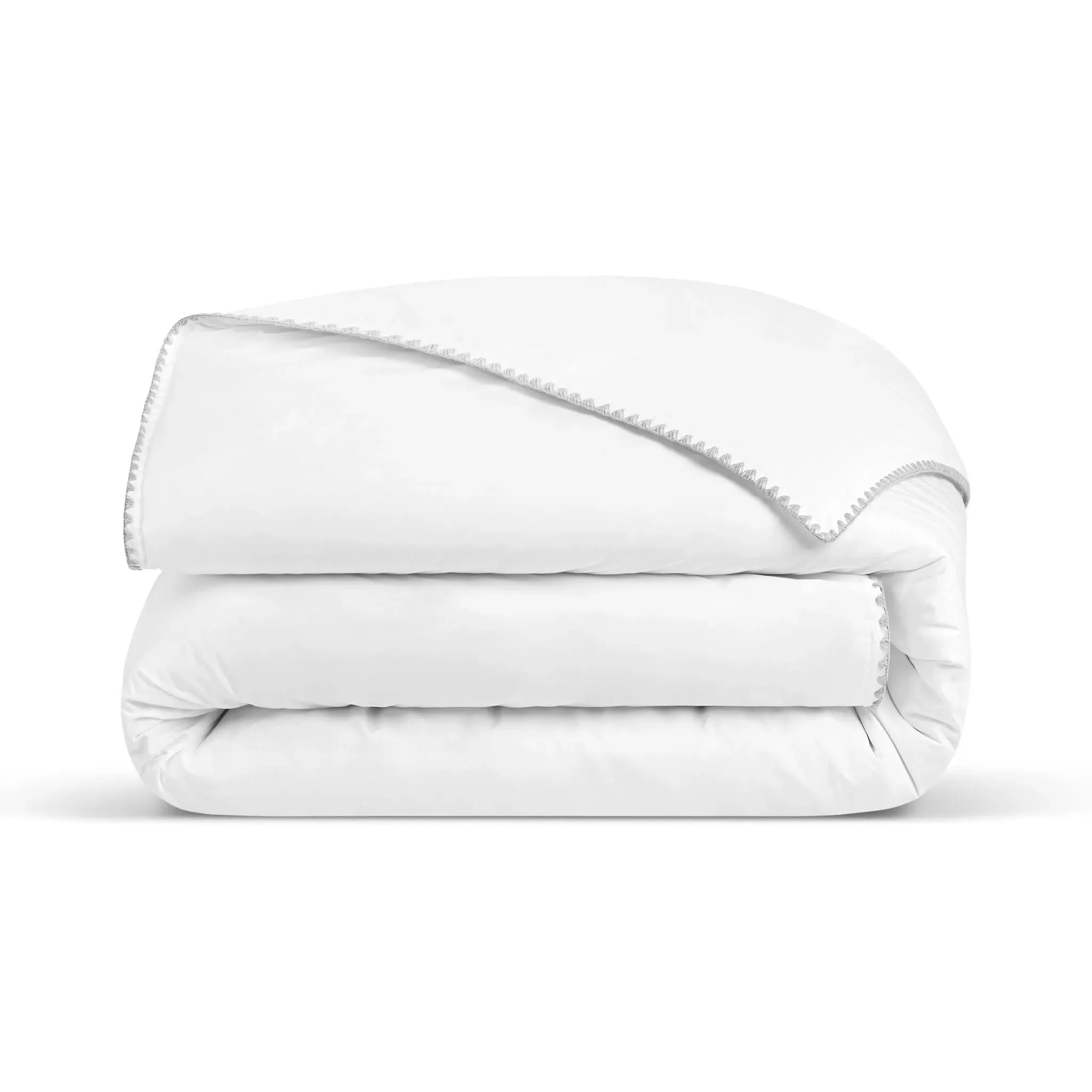 Cascais 400 TC Percale Bed Linen - White, Cotton product