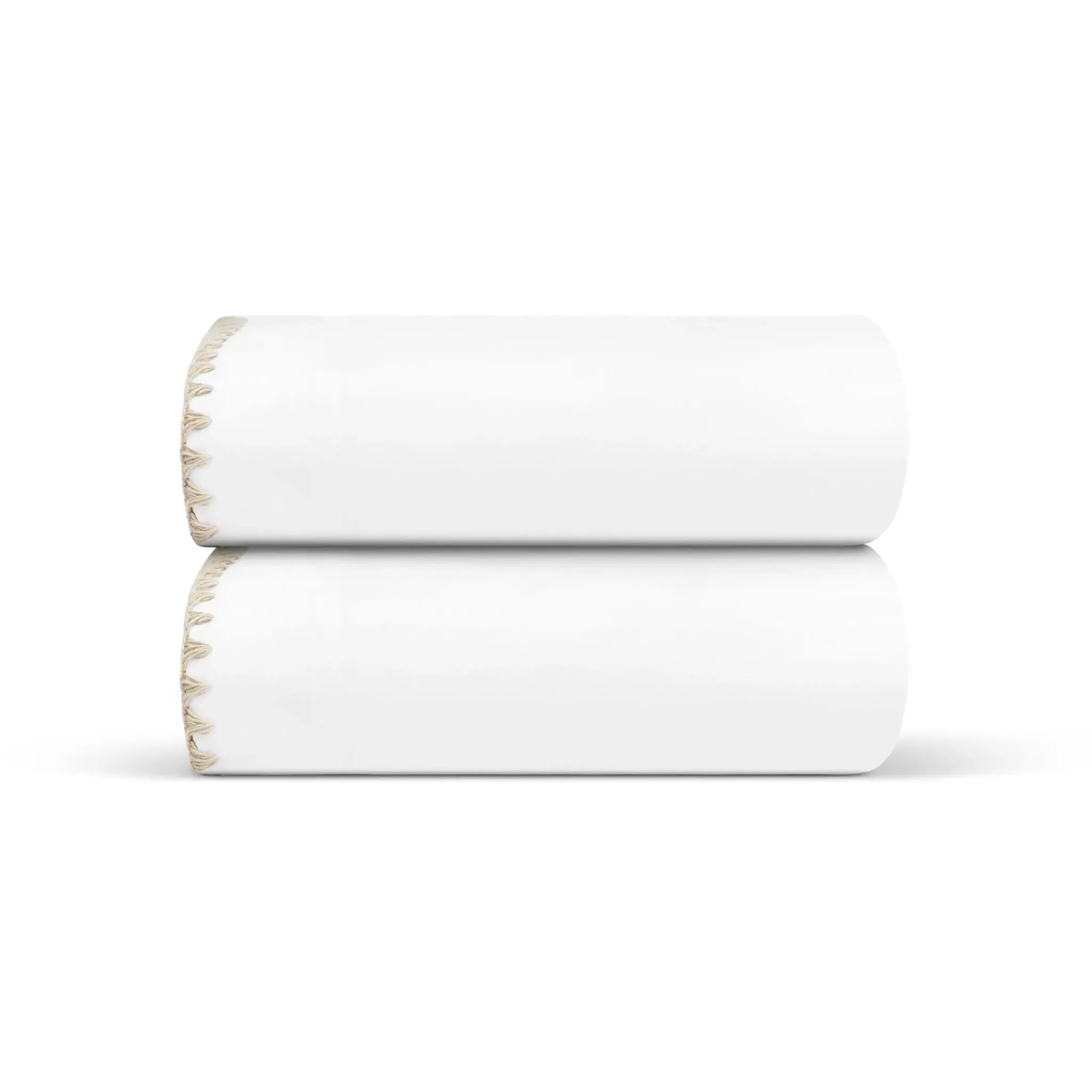 Cascais 400 TC Percale Bed Linen - White, Cotton product