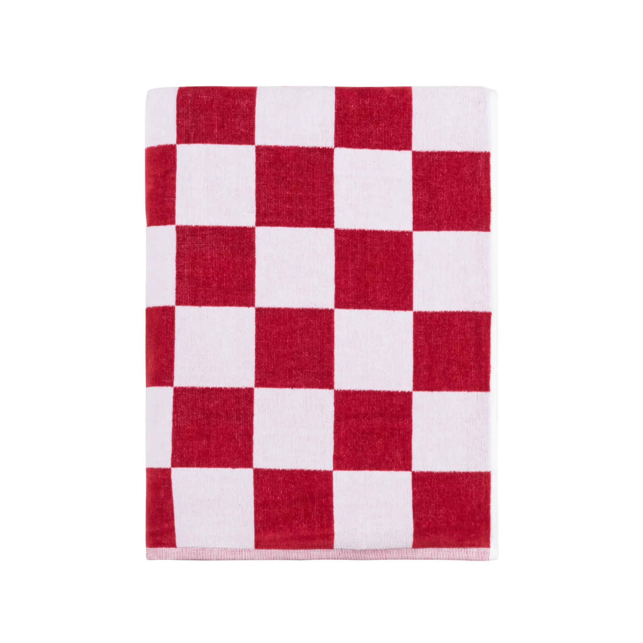 Gibalta Chequered Beach Towel - Cotton product