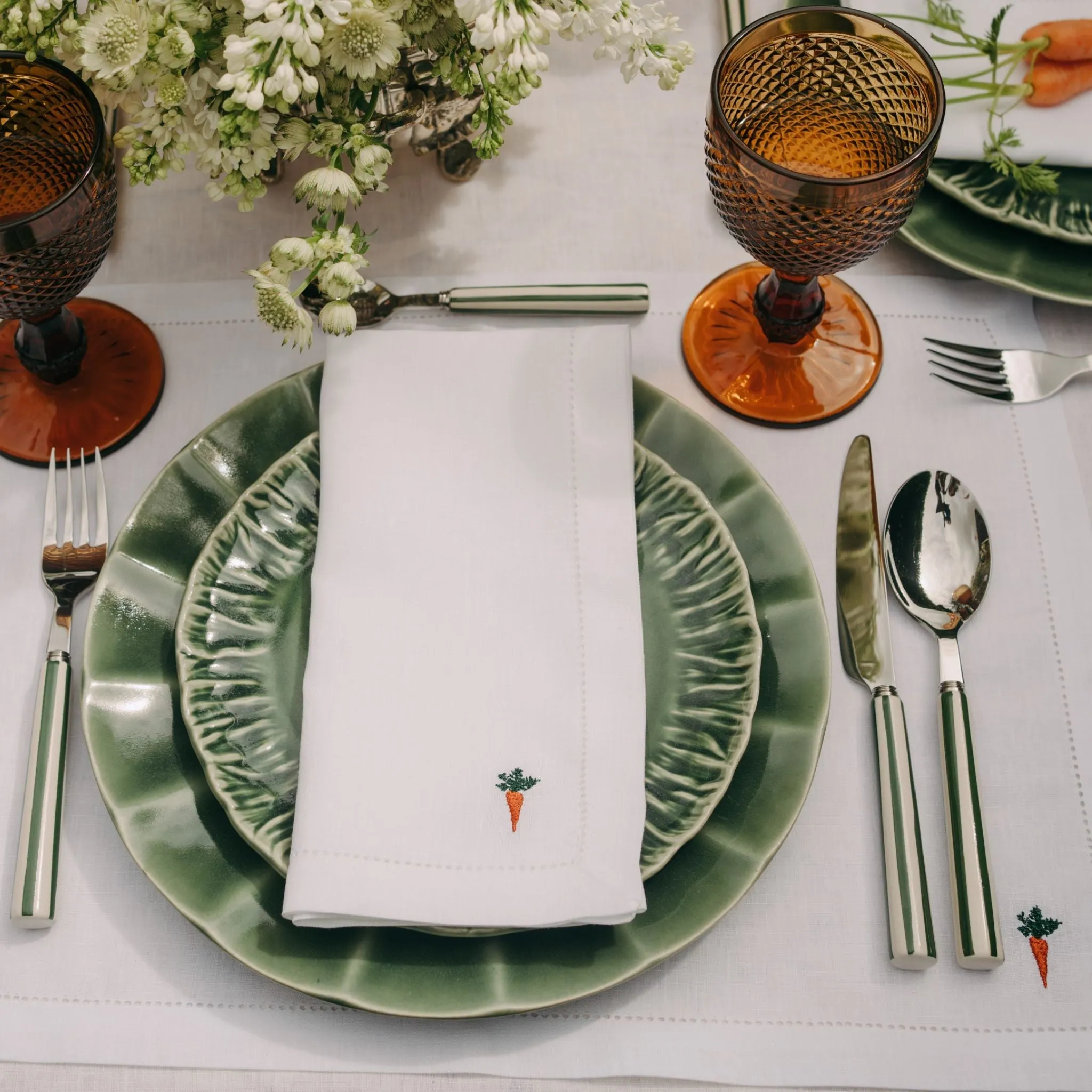 Mafra Easter Embroidered Linen Table Linens Set product