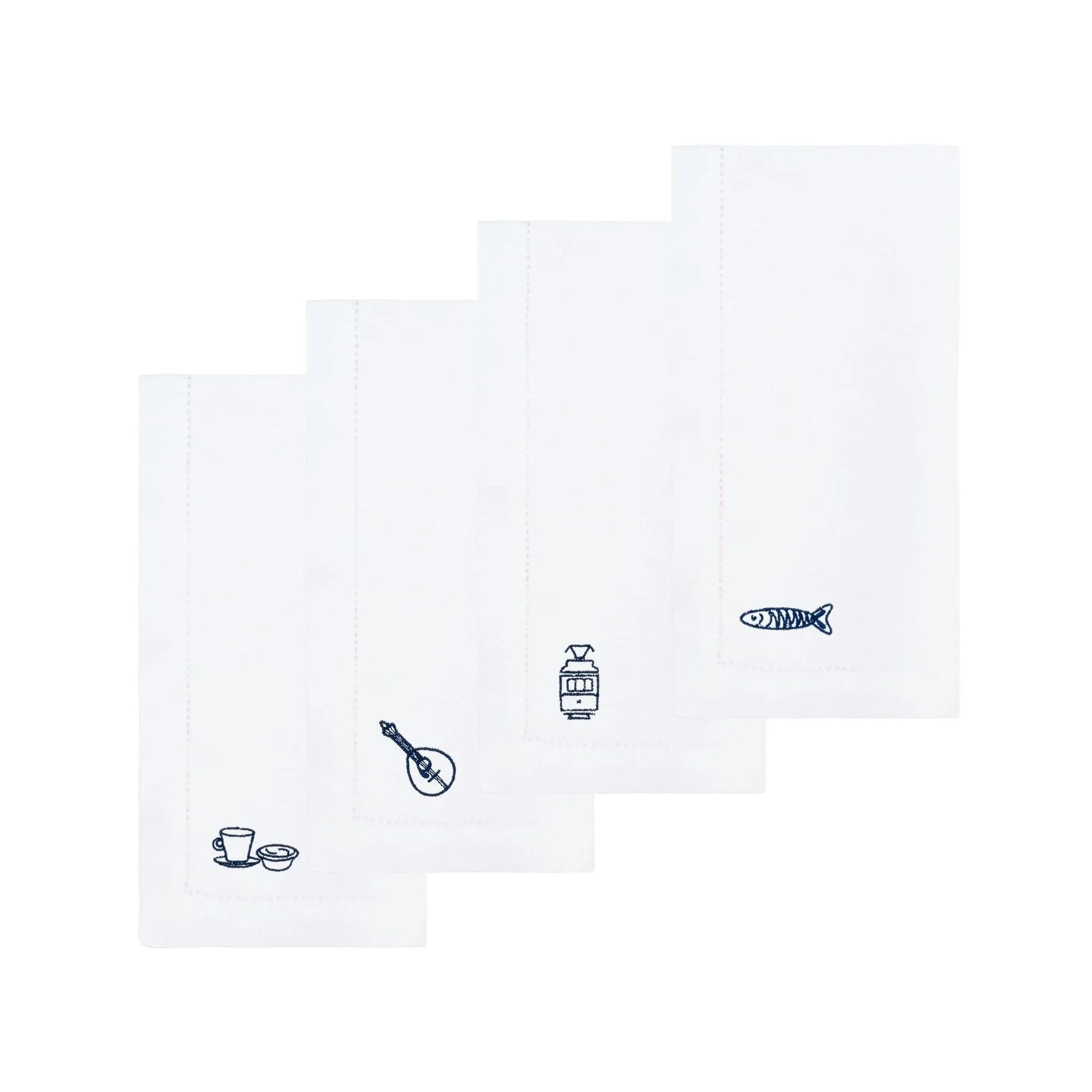Mafra Embroidered Table Linens Set - Linen product