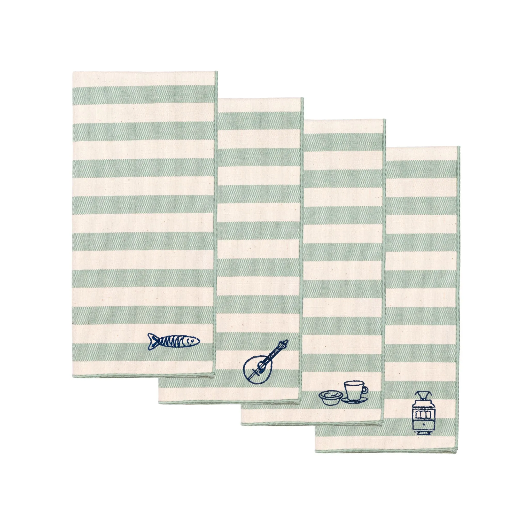 Barra Embroidered Table Linen Set - Cotton product