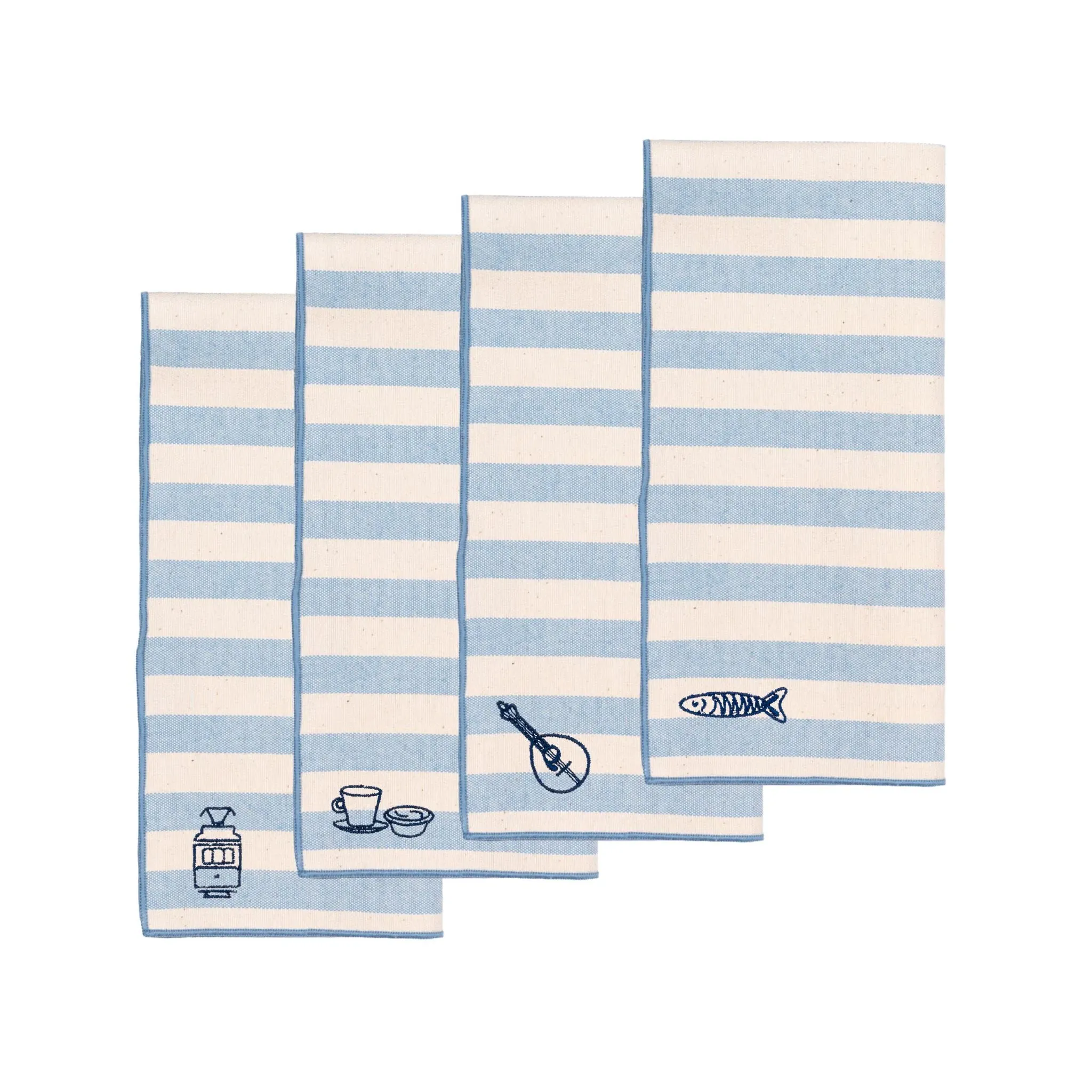 Barra Embroidered Table Linen Set - Cotton product