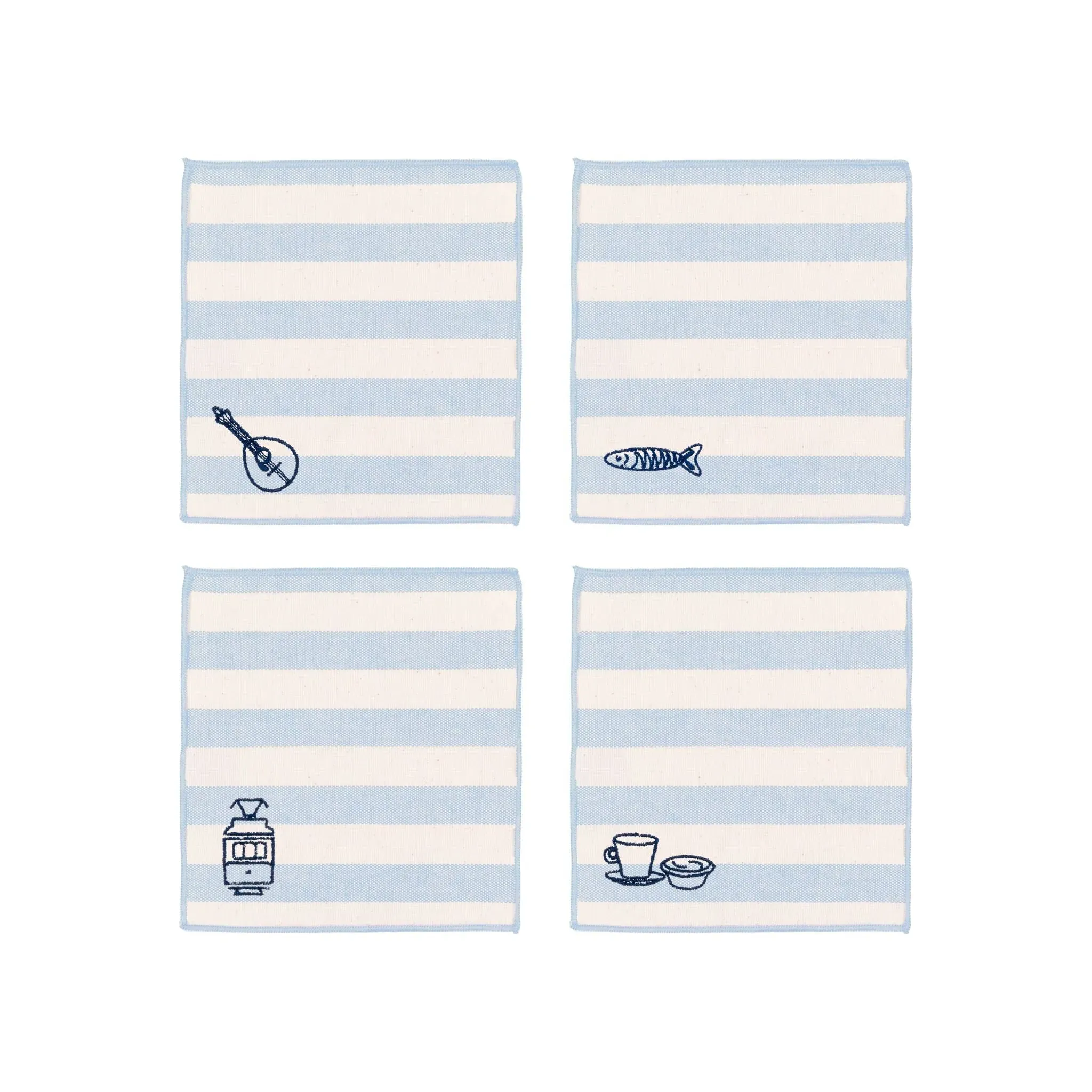 Barra Embroidered Table Linen Set - Cotton product
