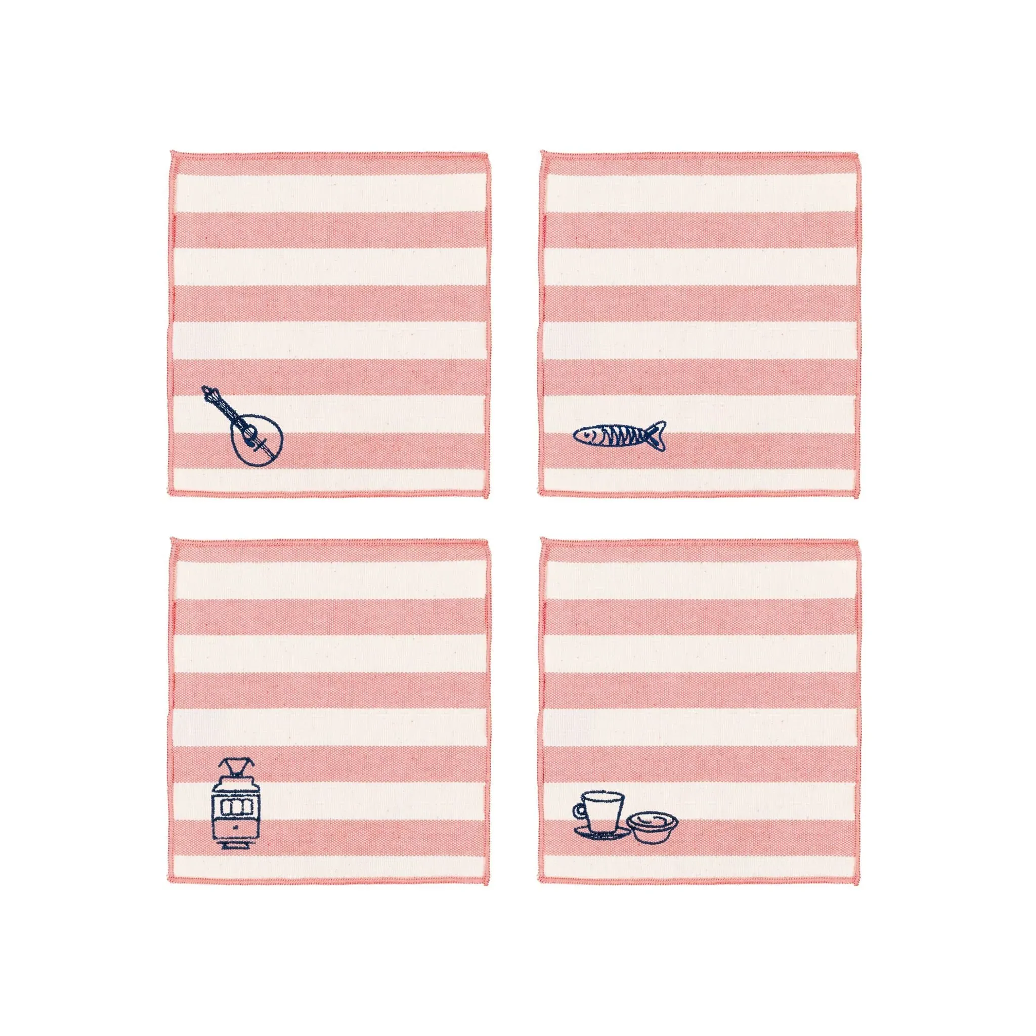Barra Embroidered Table Linen Set - Cotton product