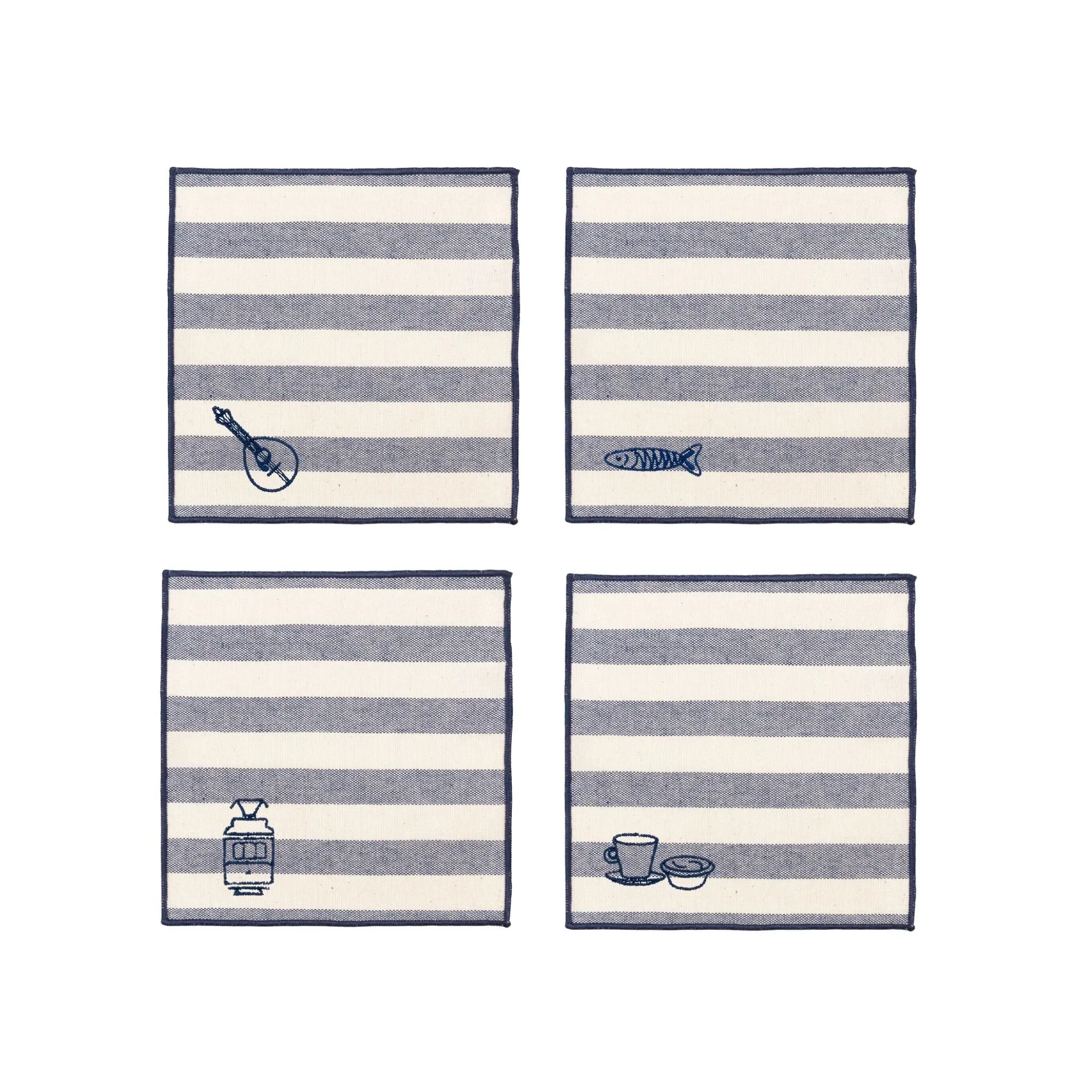 Barra Embroidered Table Linen Set - Cotton product