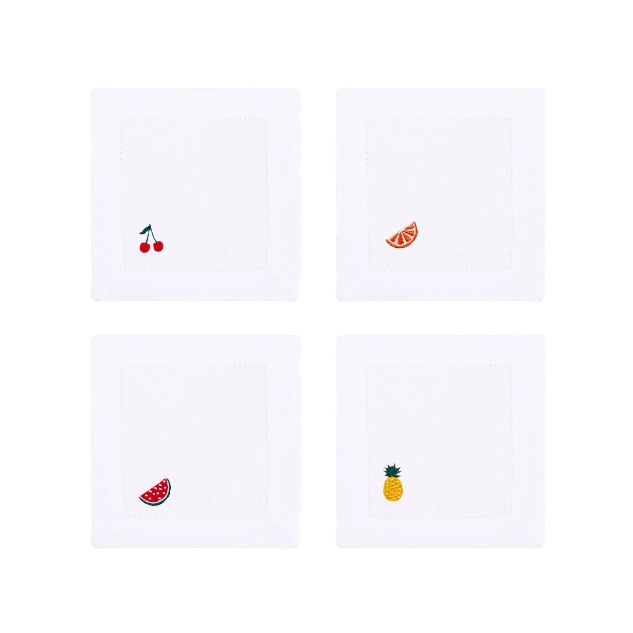 Mafra Embroidered Fruit Table Linens - Linen product