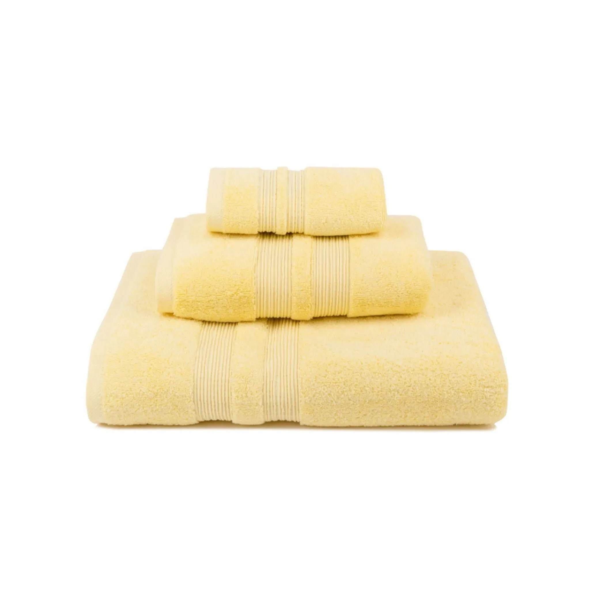 Elegance Striped Cotton Towel - Yellow product