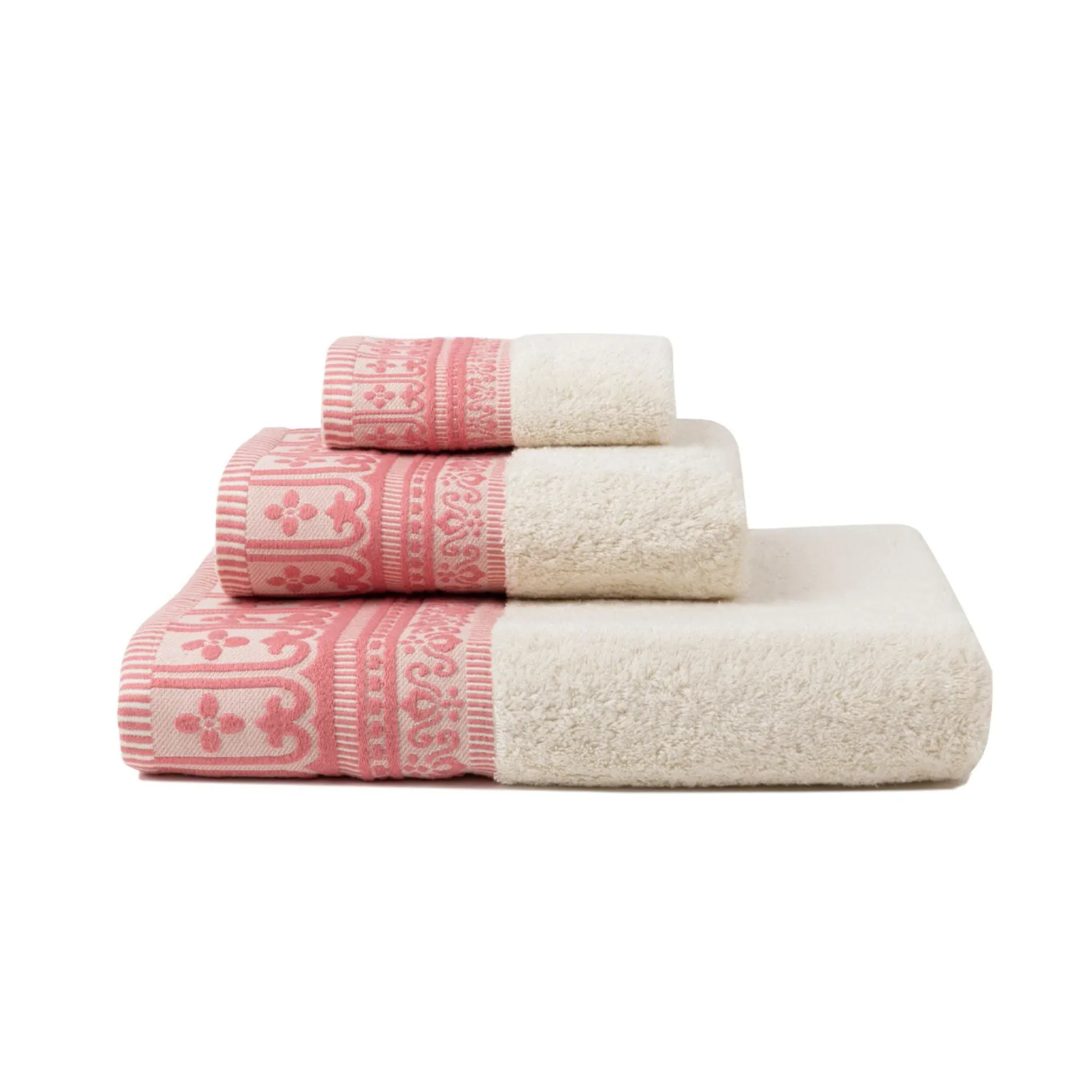 Piazza Bath Towel Collection - Pink, Cotton product
