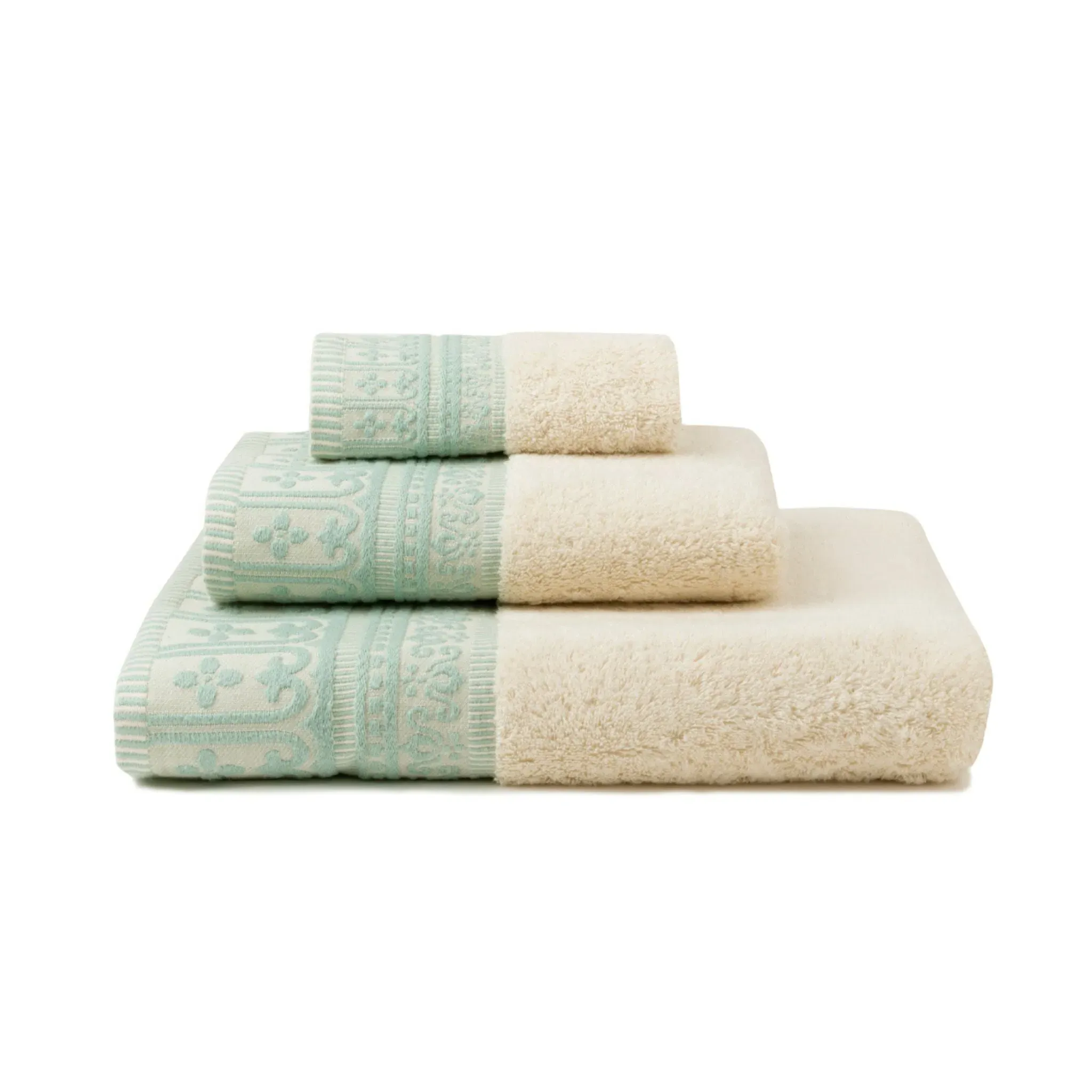 Piazza Bath Towel - Green, Cotton product