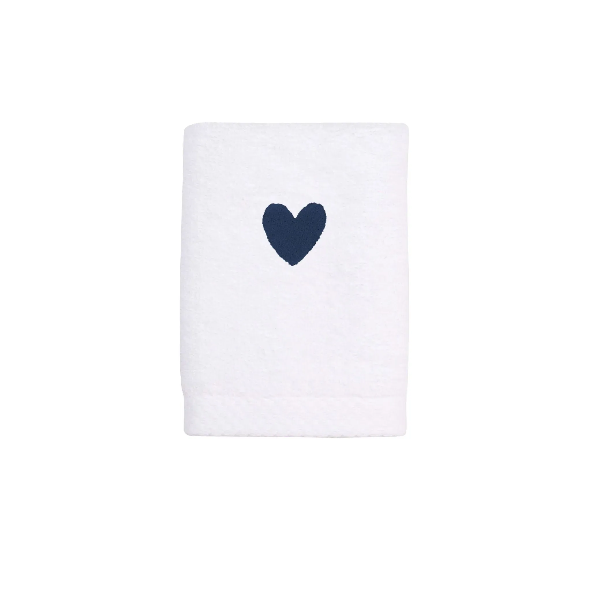 Luxus Cotton Bath Towel with Embroidered Hearts product