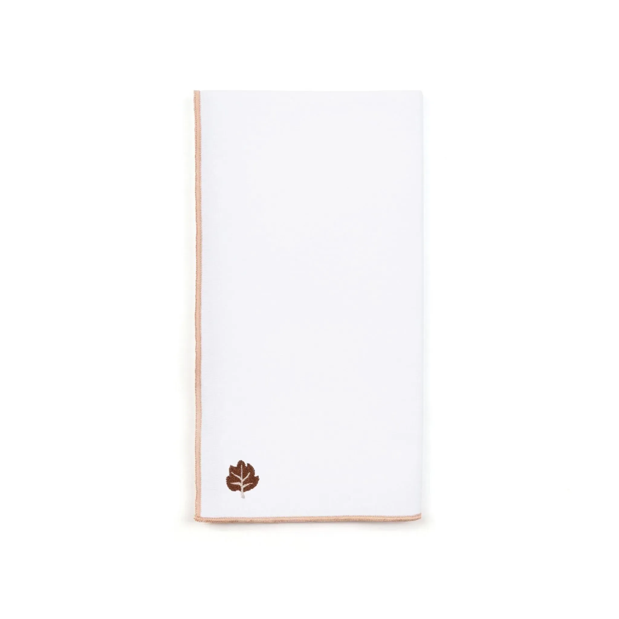 Nazaré Embroidered Autumn Motif Table Linen - White, Cotton product