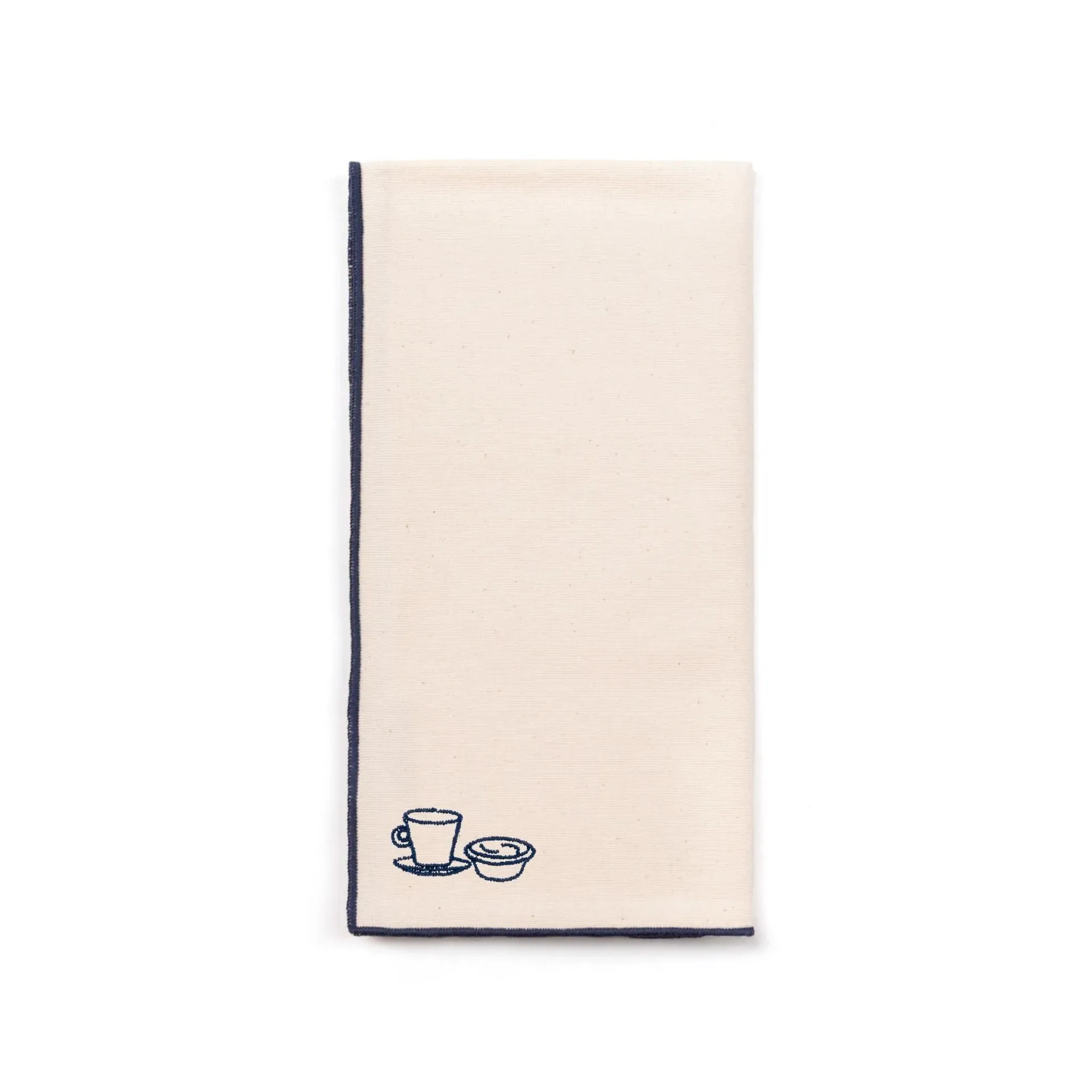 Nazaré Embroidered Cotton Napkins - Ecru product